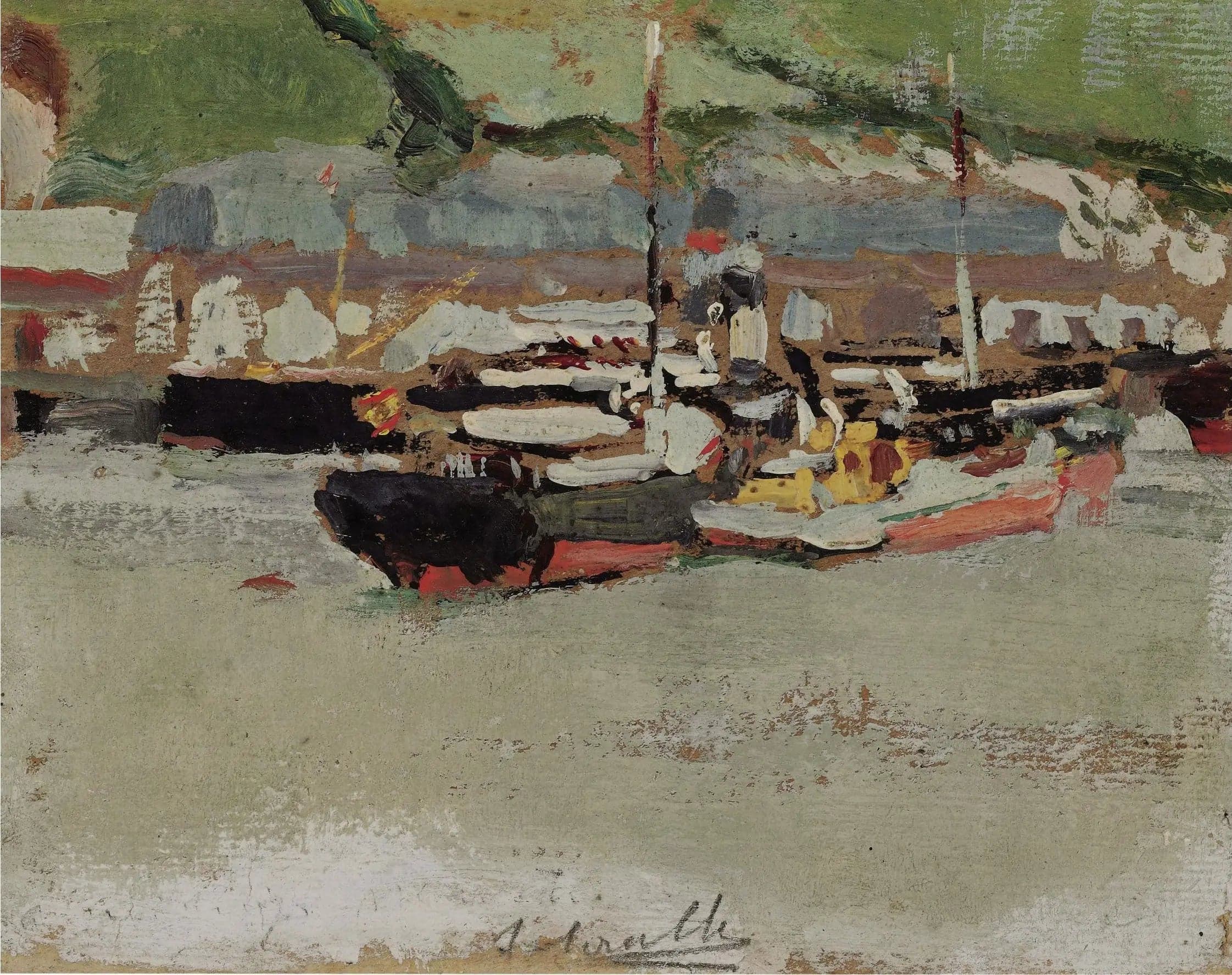 Boats in a Harbor