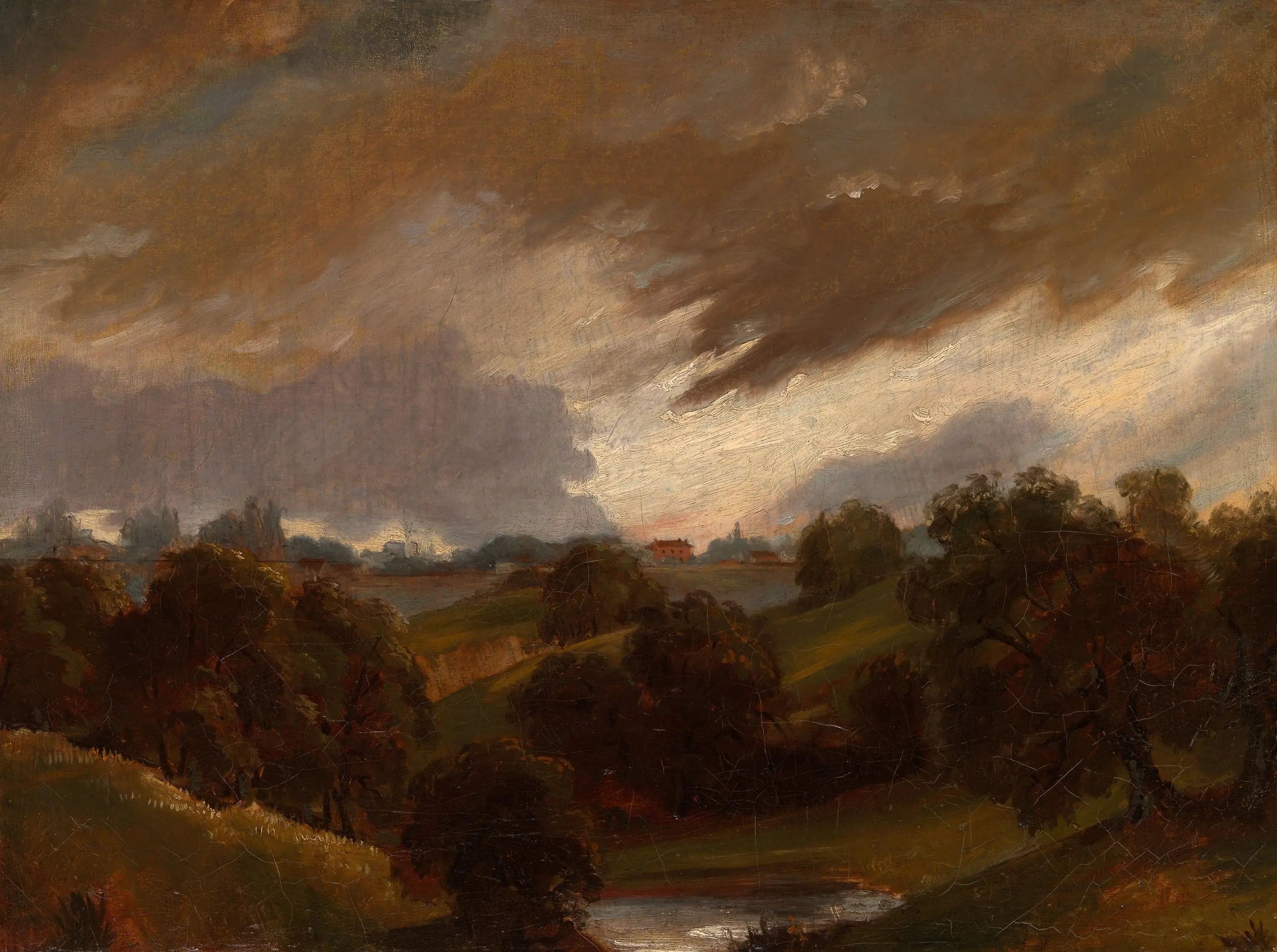Hampstead, stormy sky