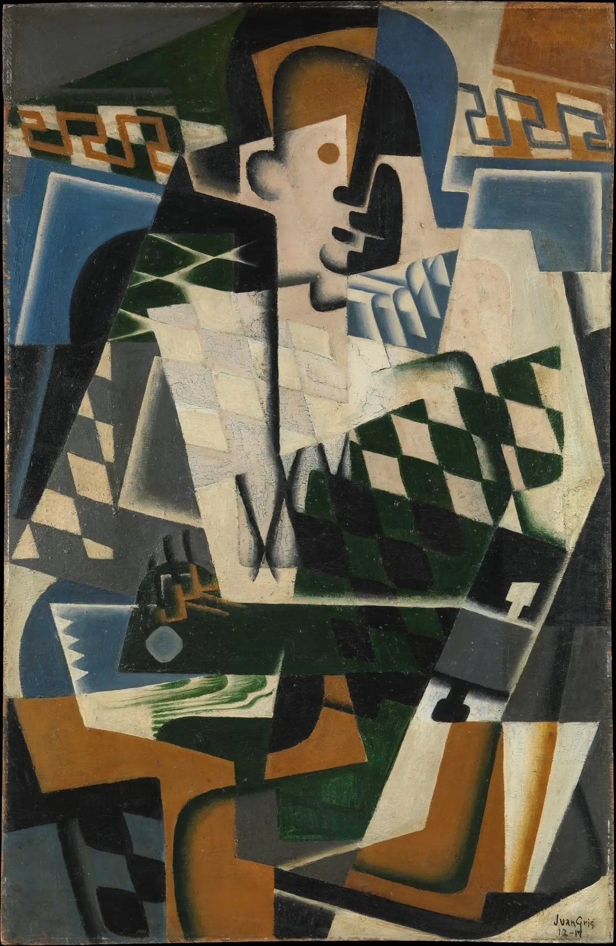 Harlequin with Guitar