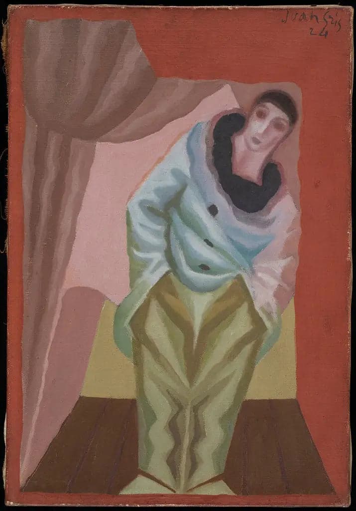 The Pierrot with Curtain