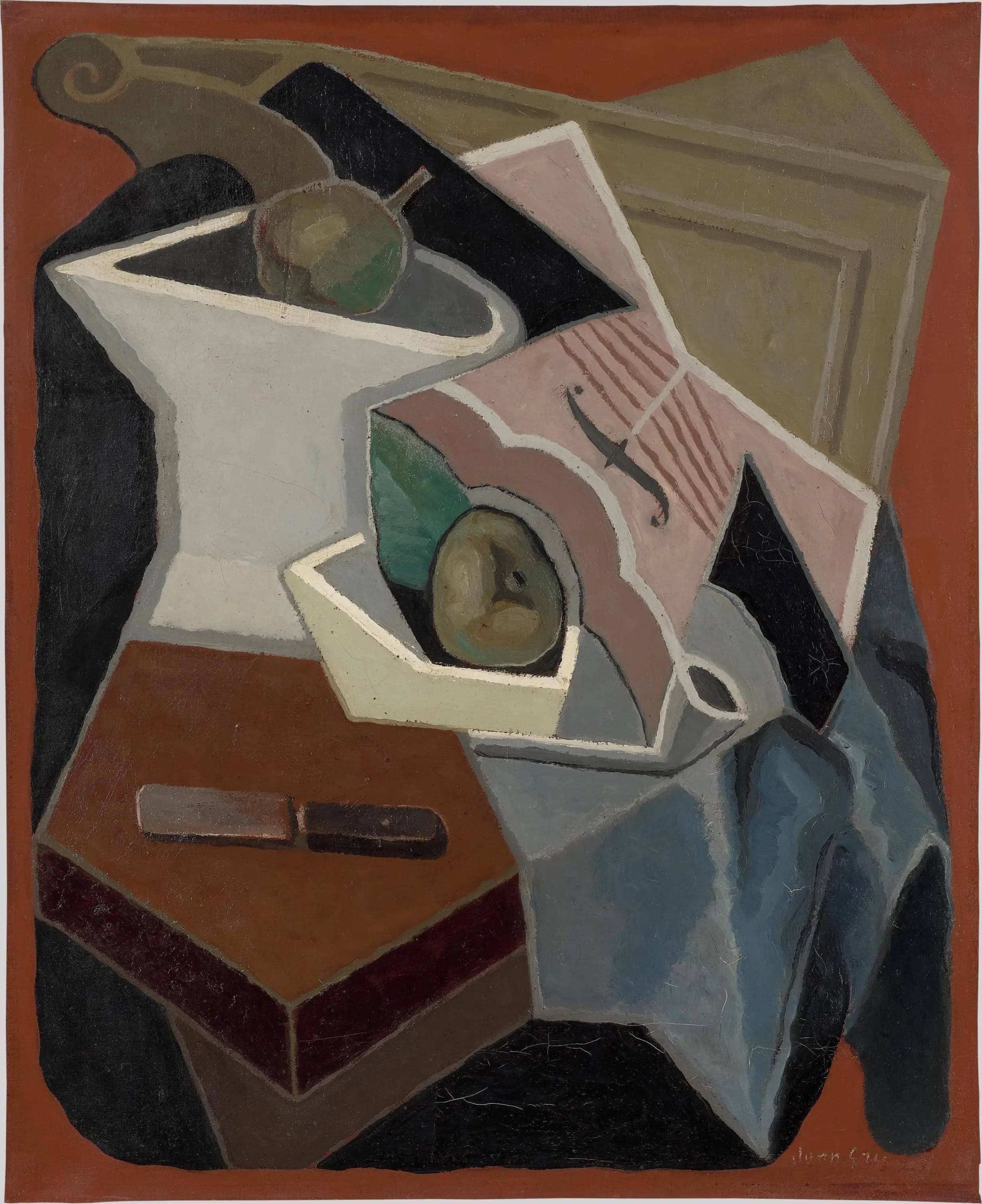 Violin and Fruit Plate