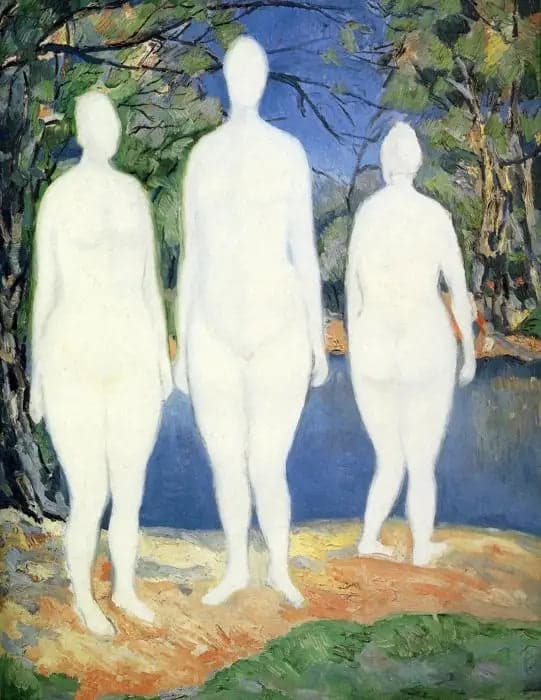 Three Bathers