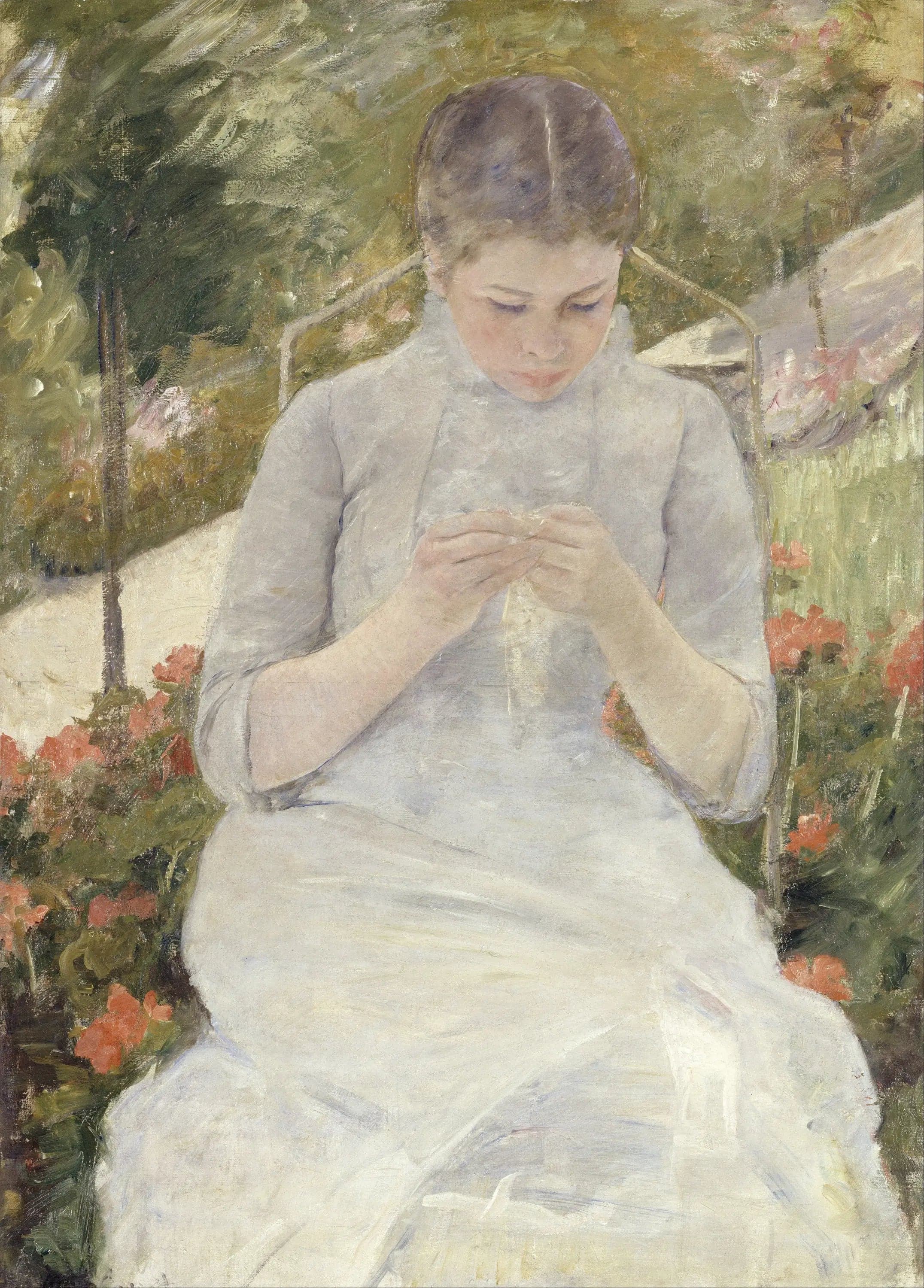 Young Girl in the Garden