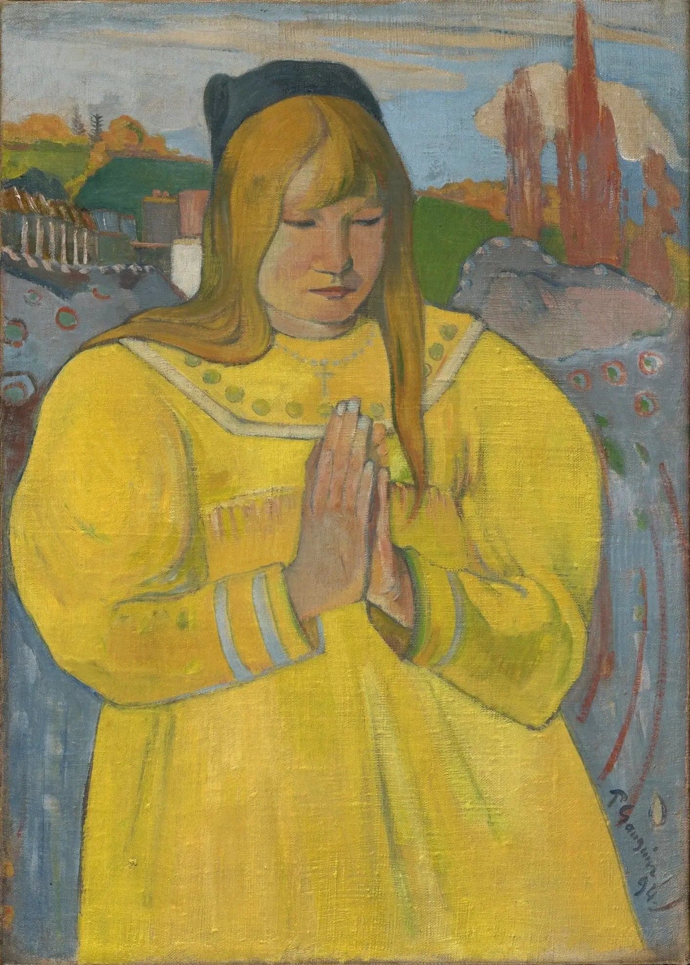 Breton Woman in Prayer