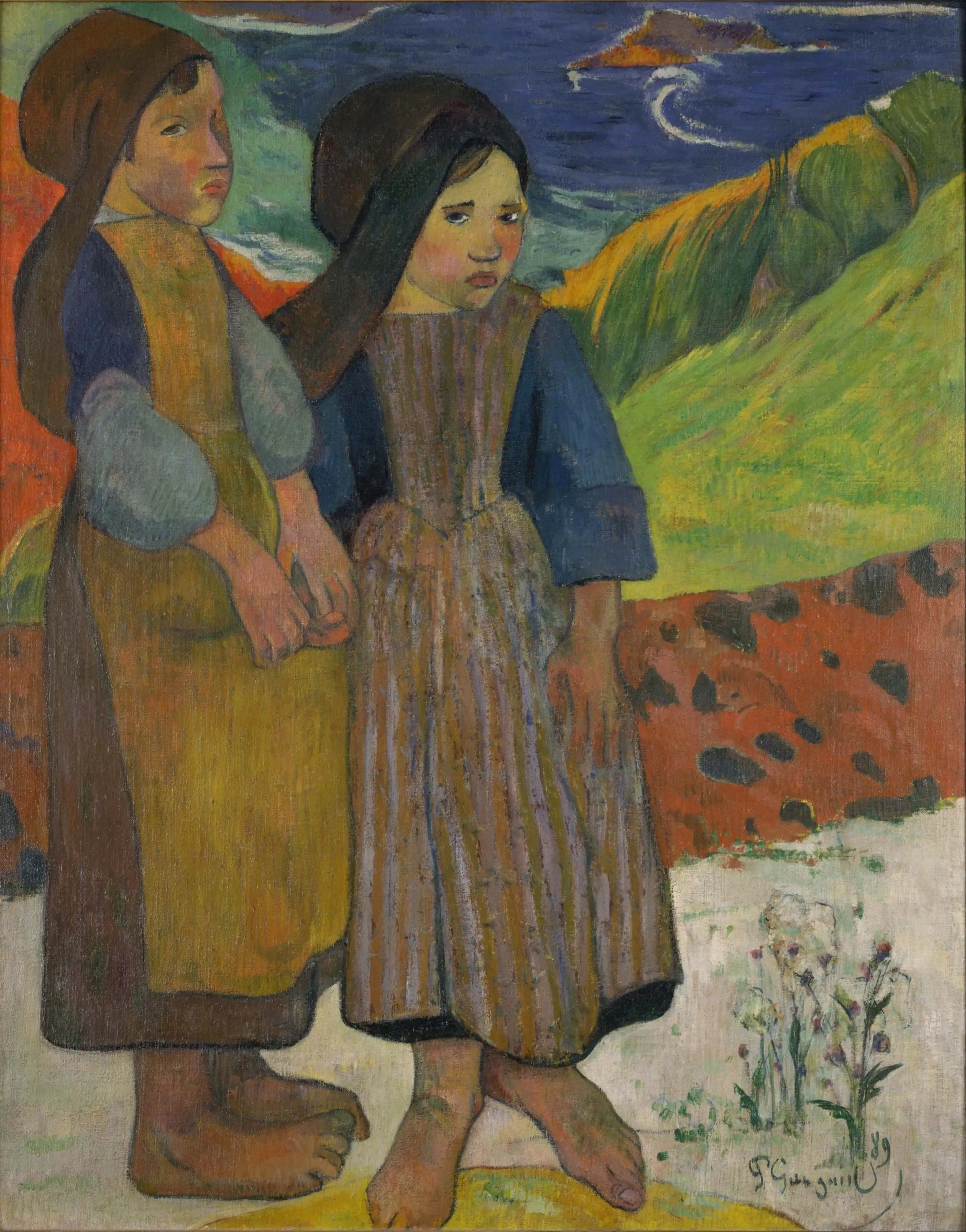 Breton Women by the Sea