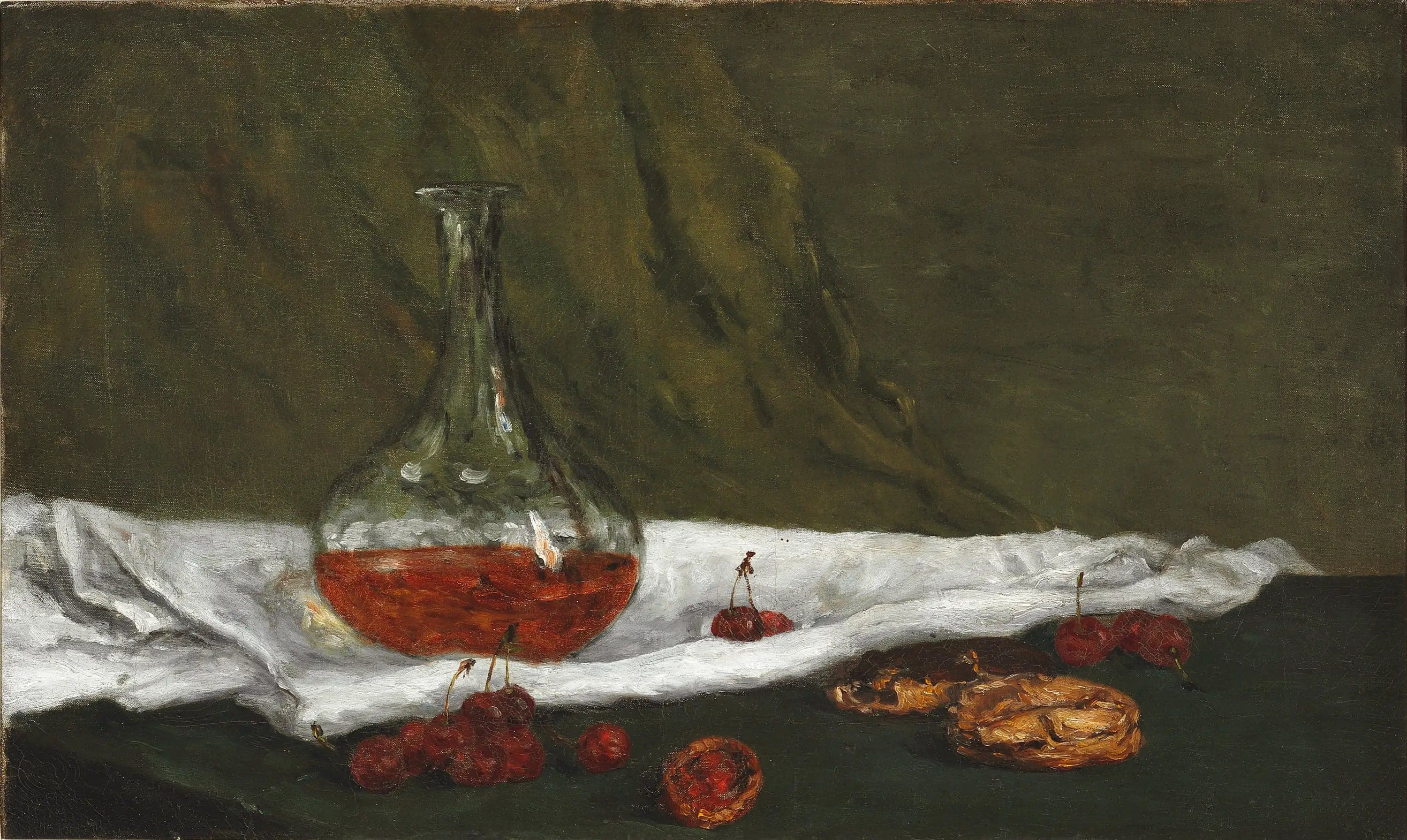 Cherries and Carafe