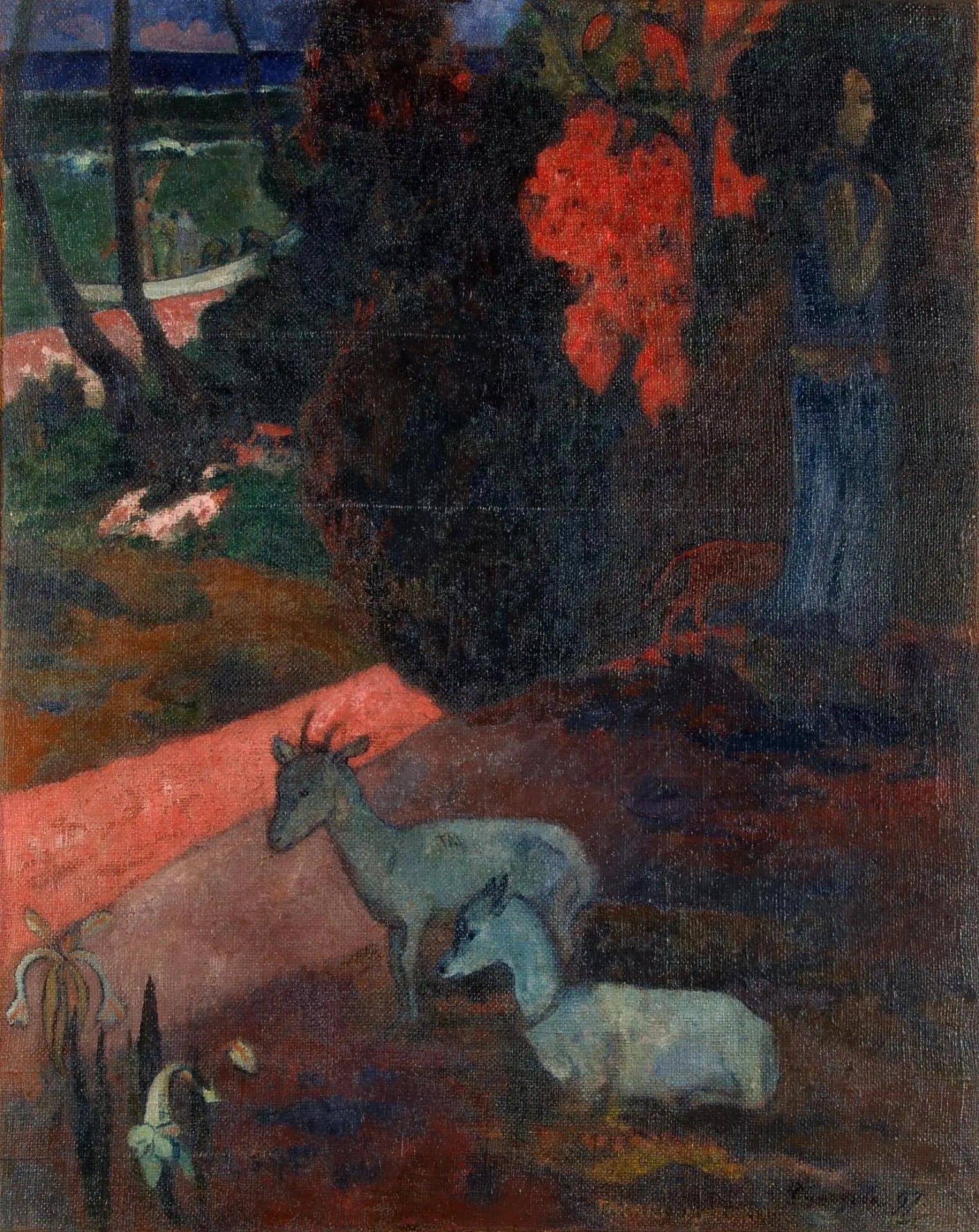 Landscape with Two Goats