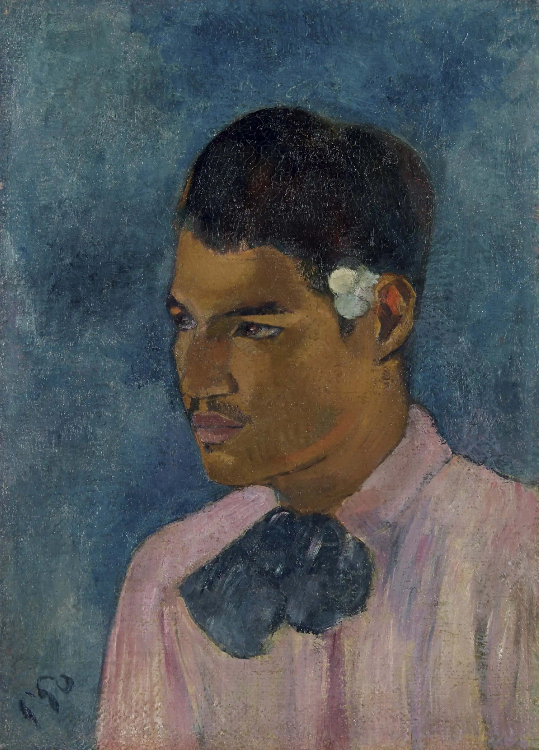 Young Man with a Flower