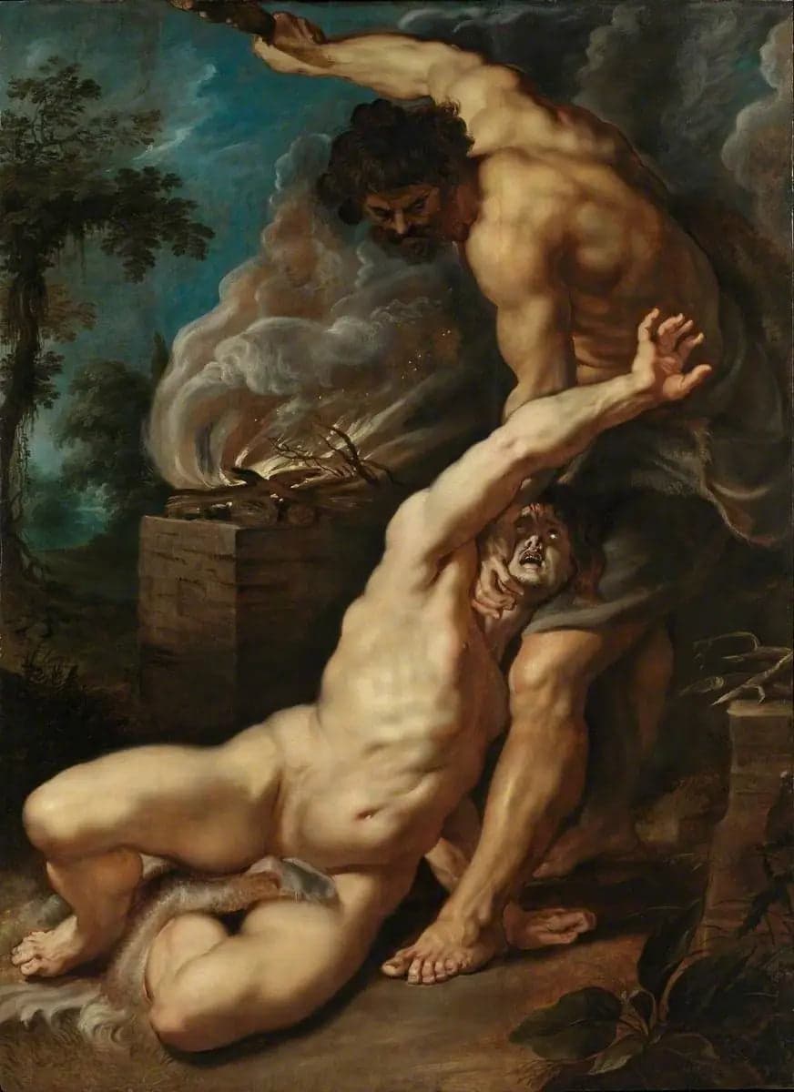 Cain killing Abel