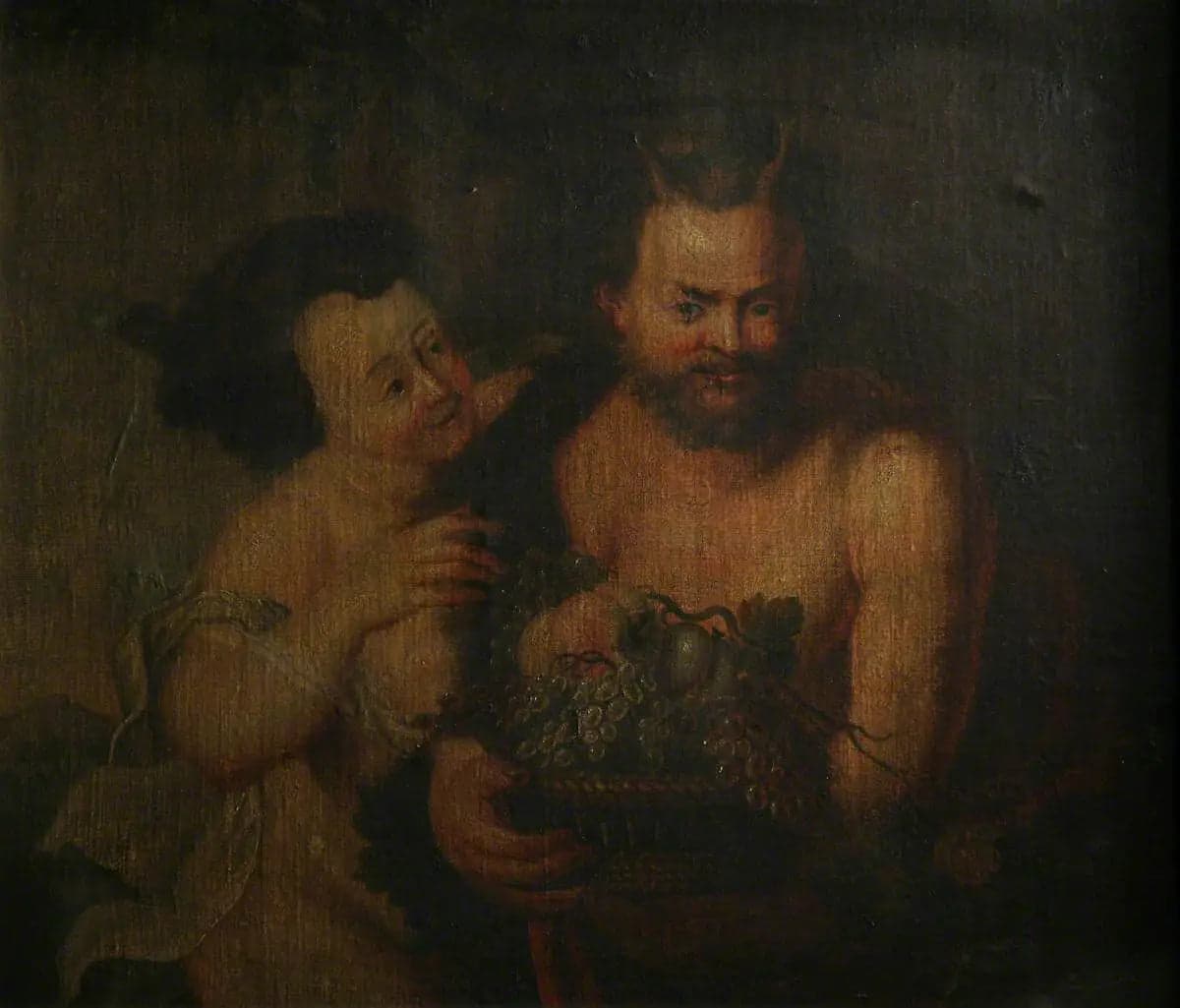Satyr and a Girl