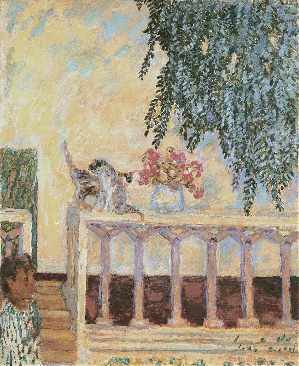 Cats on the Balustrade