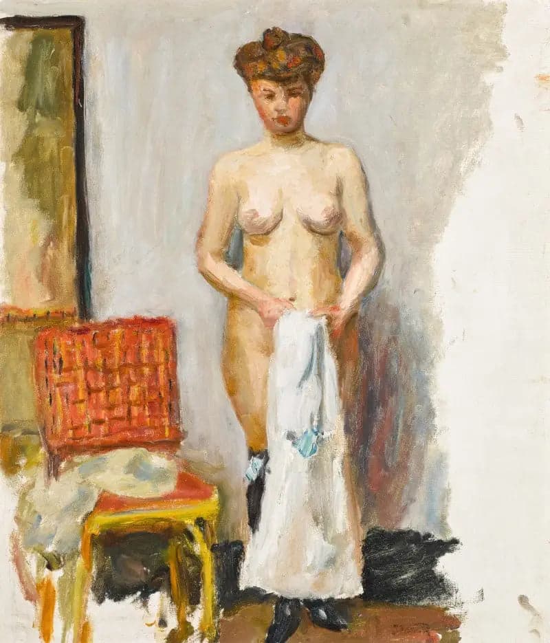 Nude. The Red Chair