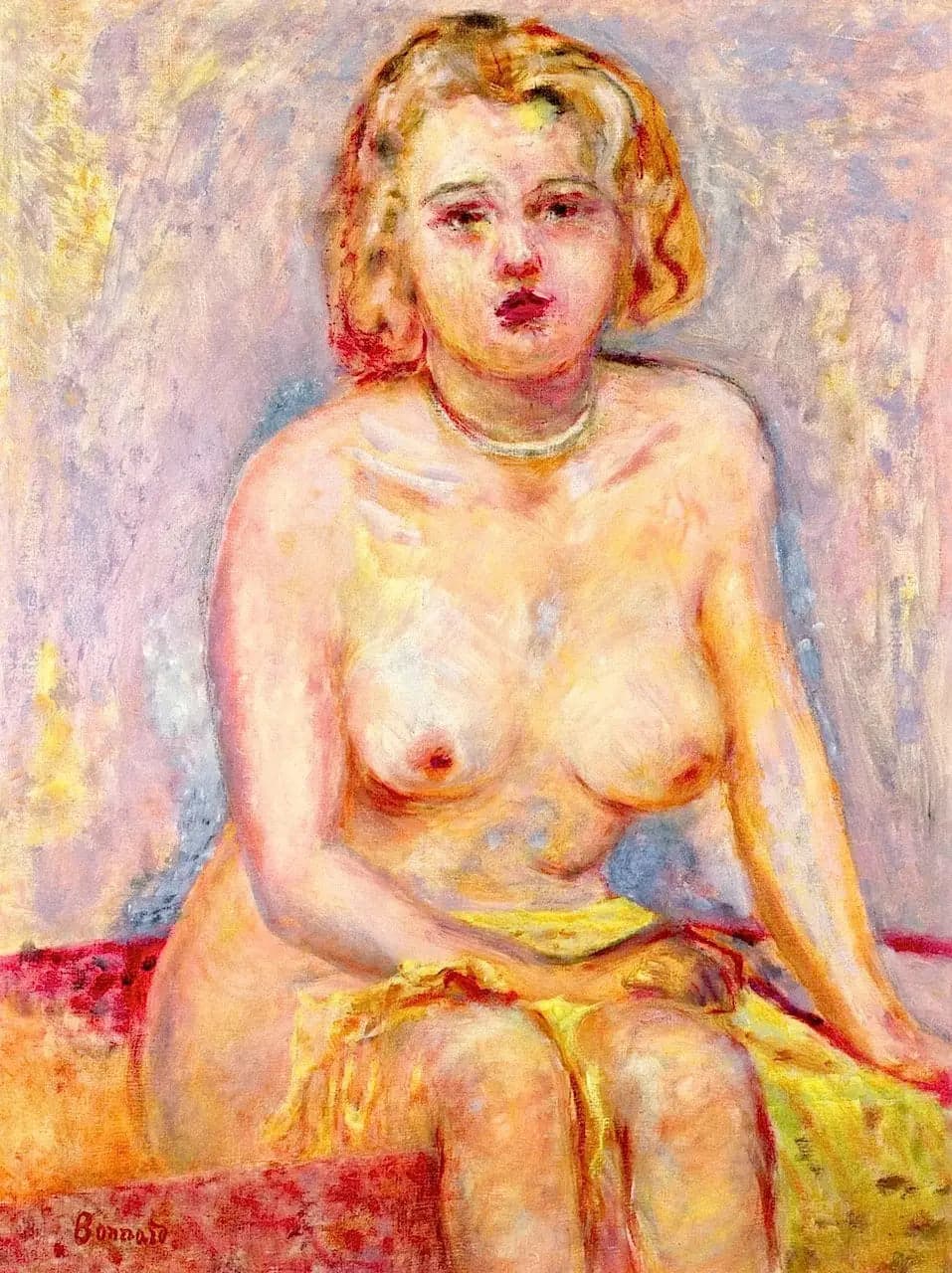 Nude Woman Sitting