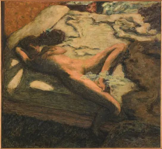 Woman Asleep on a Bed
