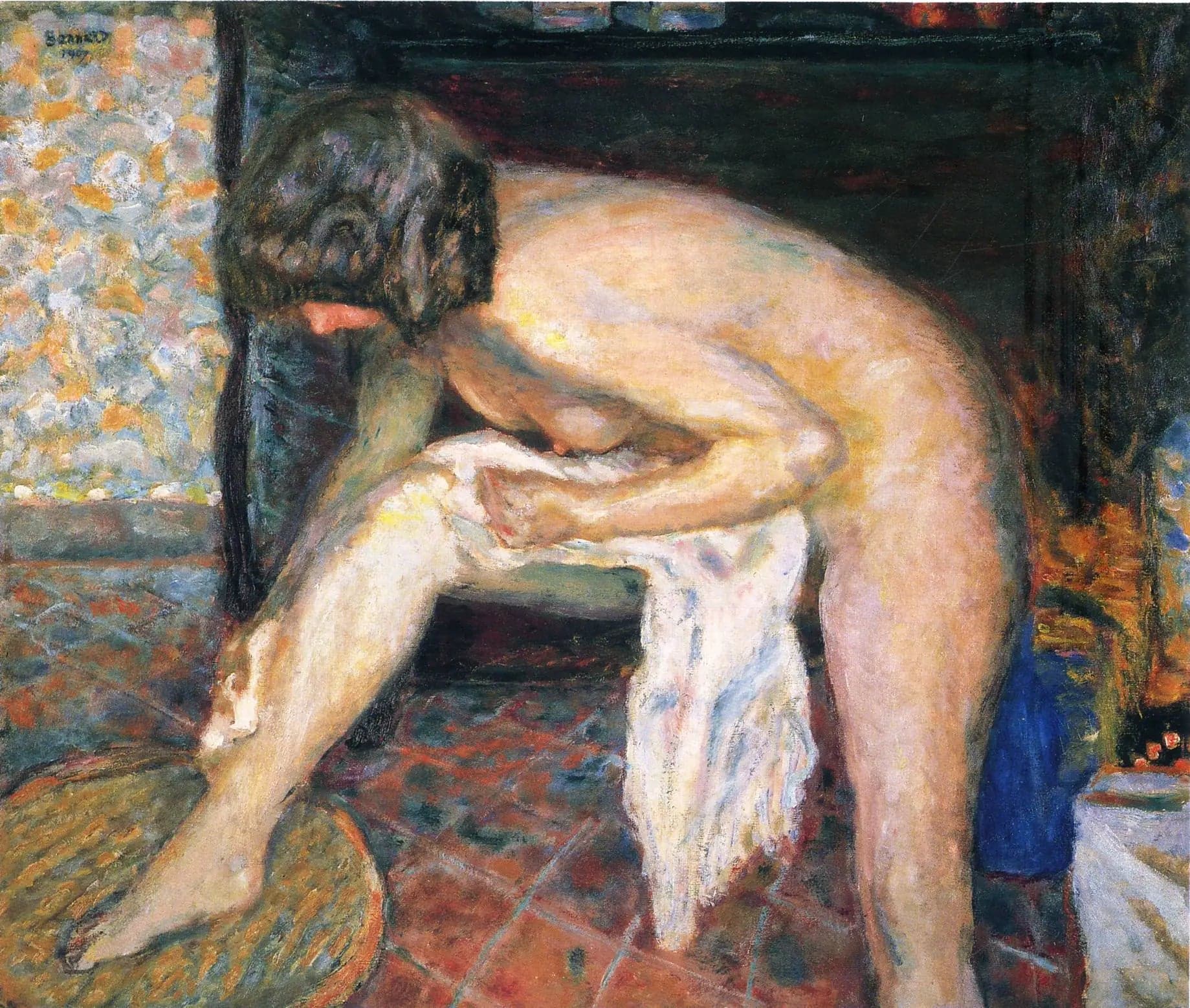 Woman Leaning