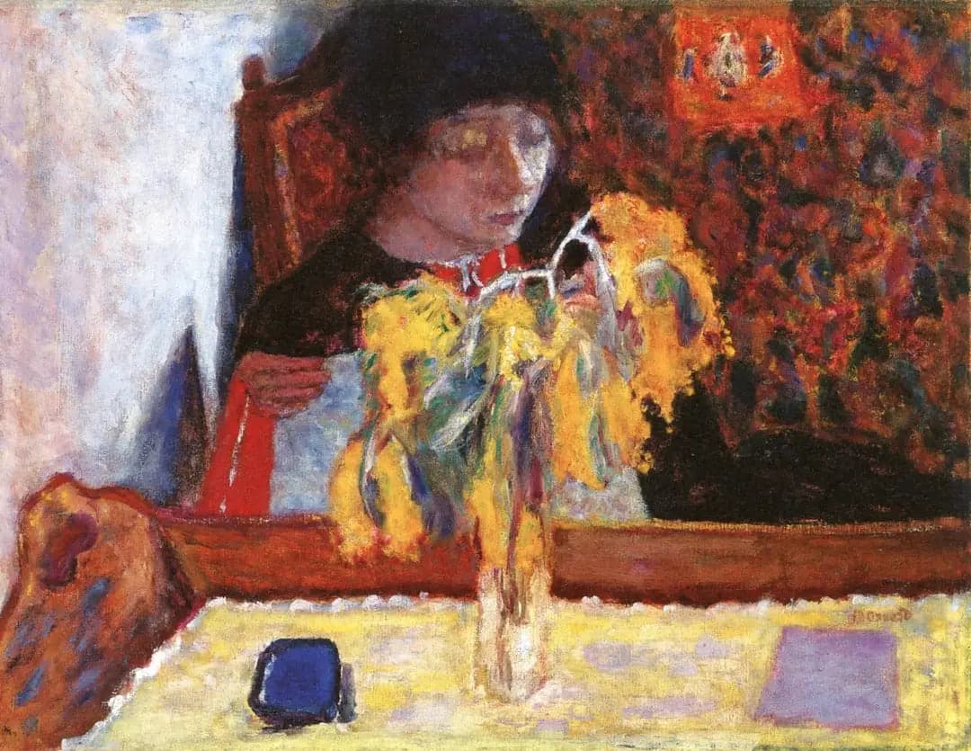 Woman with Mimosa