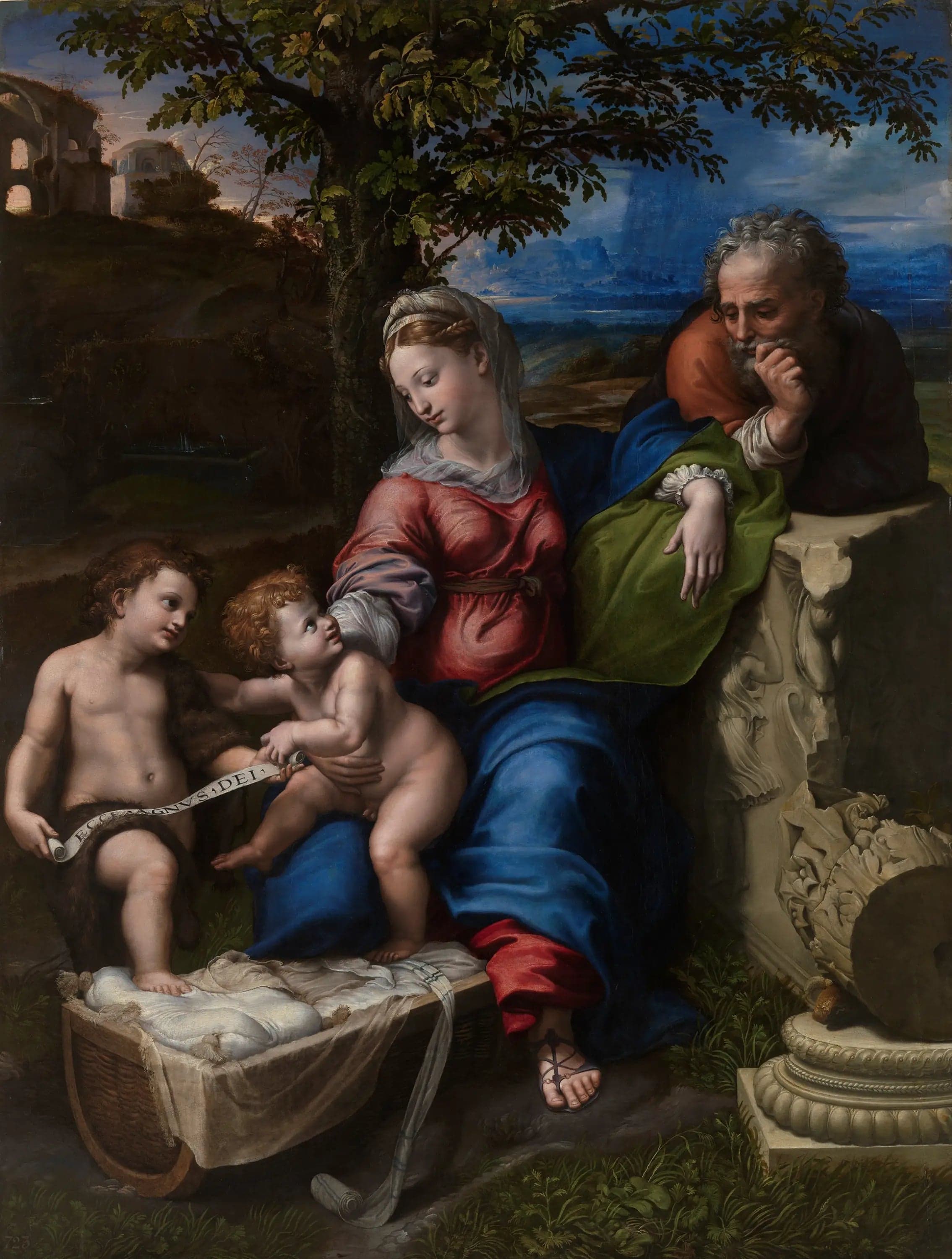 The Holy Family under an Oak