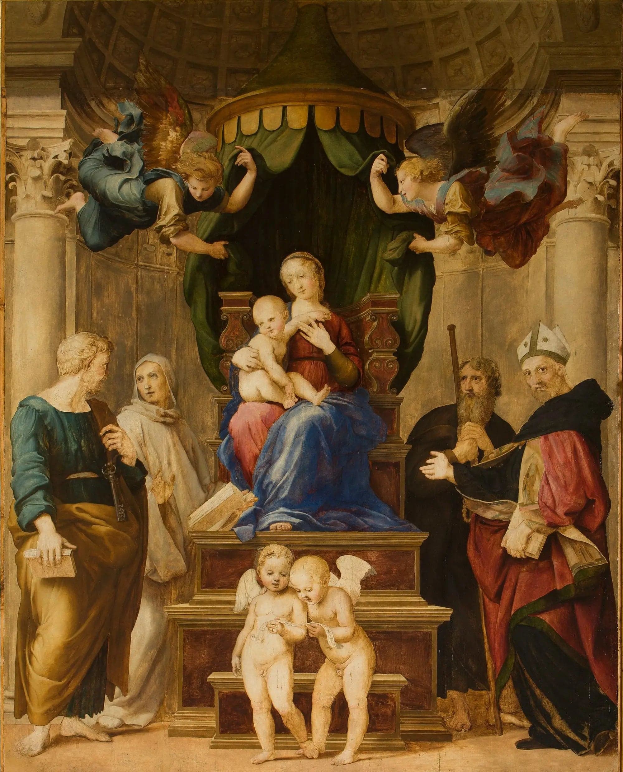 The Madonna with the Canopy