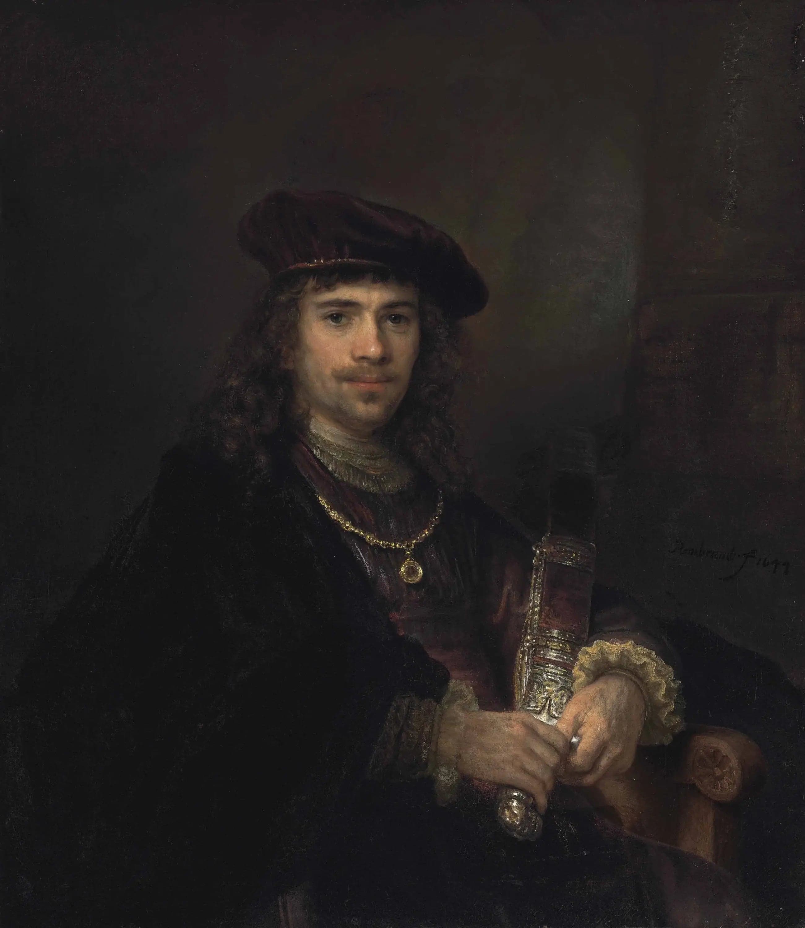 Man with a Sword and a Beret