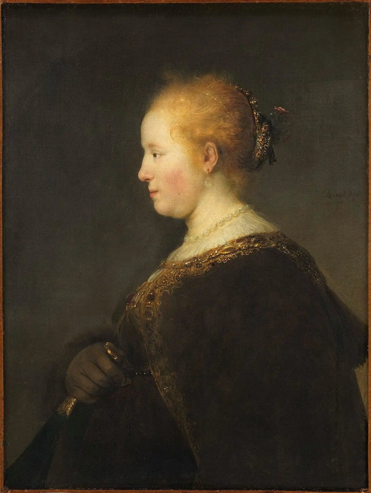 Young Woman in Profile