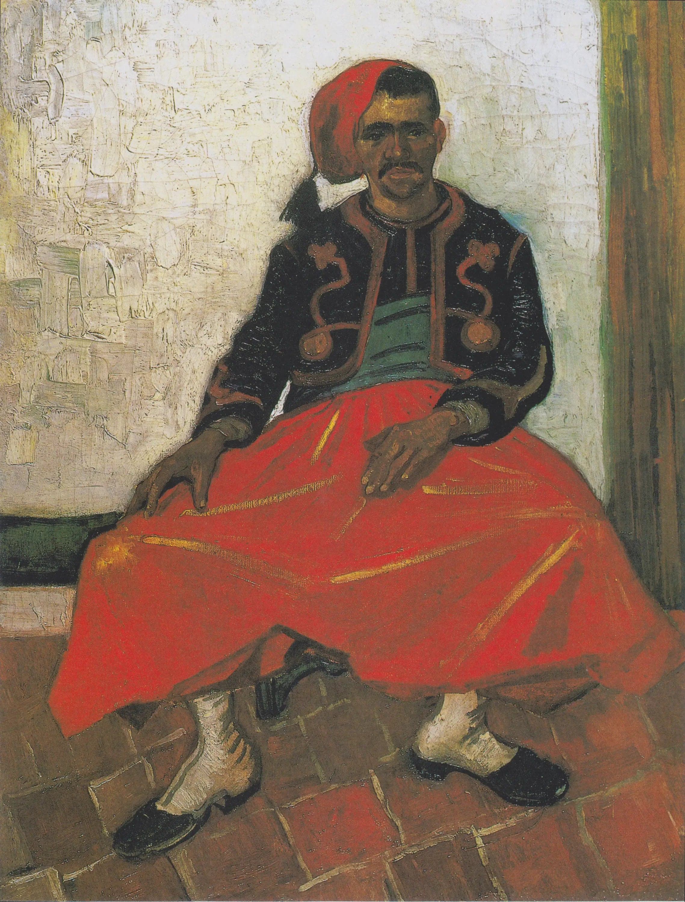 The seated Zouave