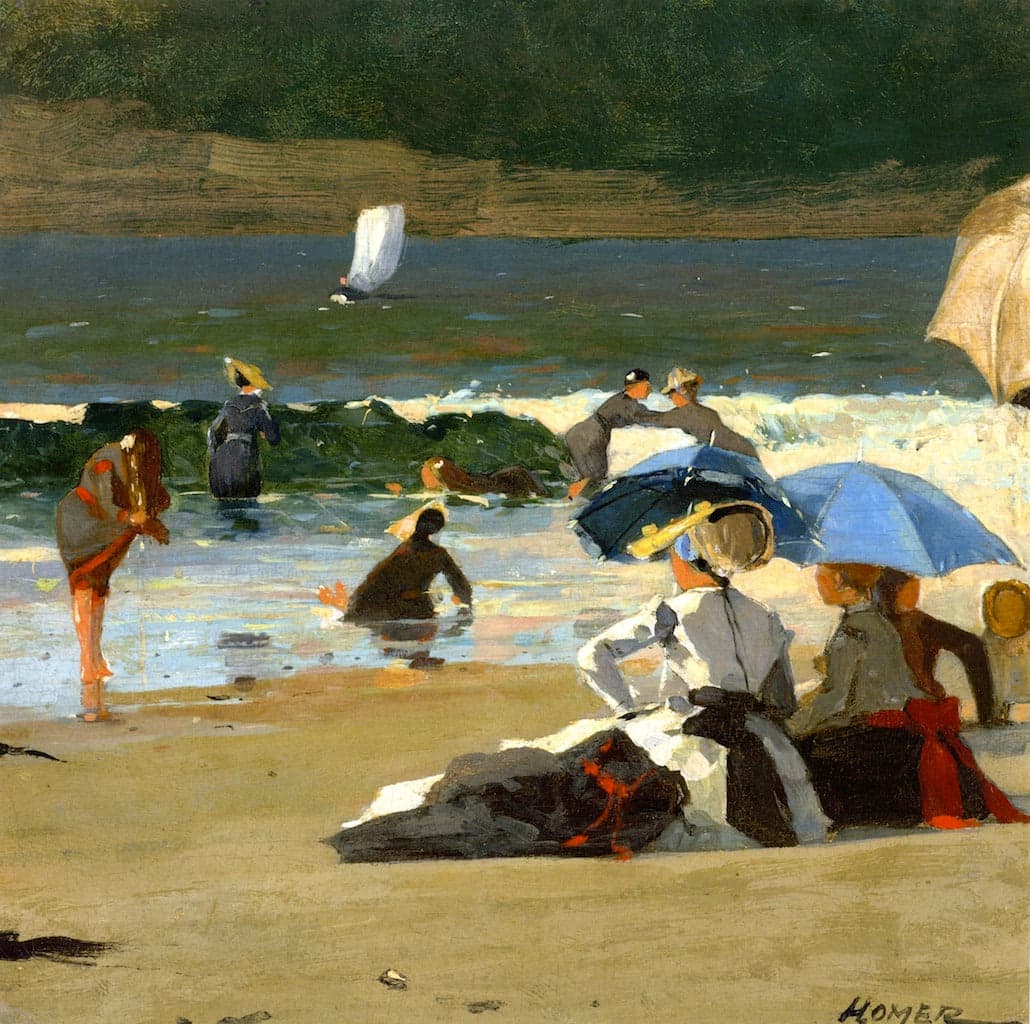 Au bord de la mer