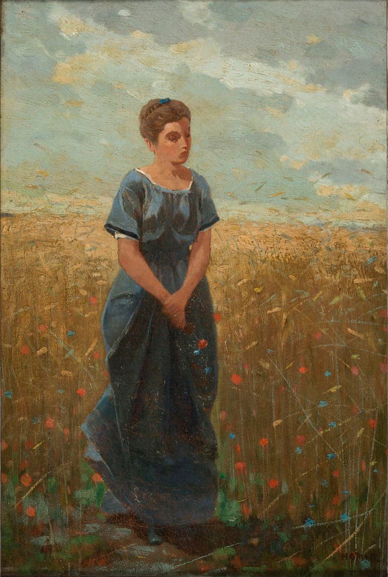 Dans le champ de blé