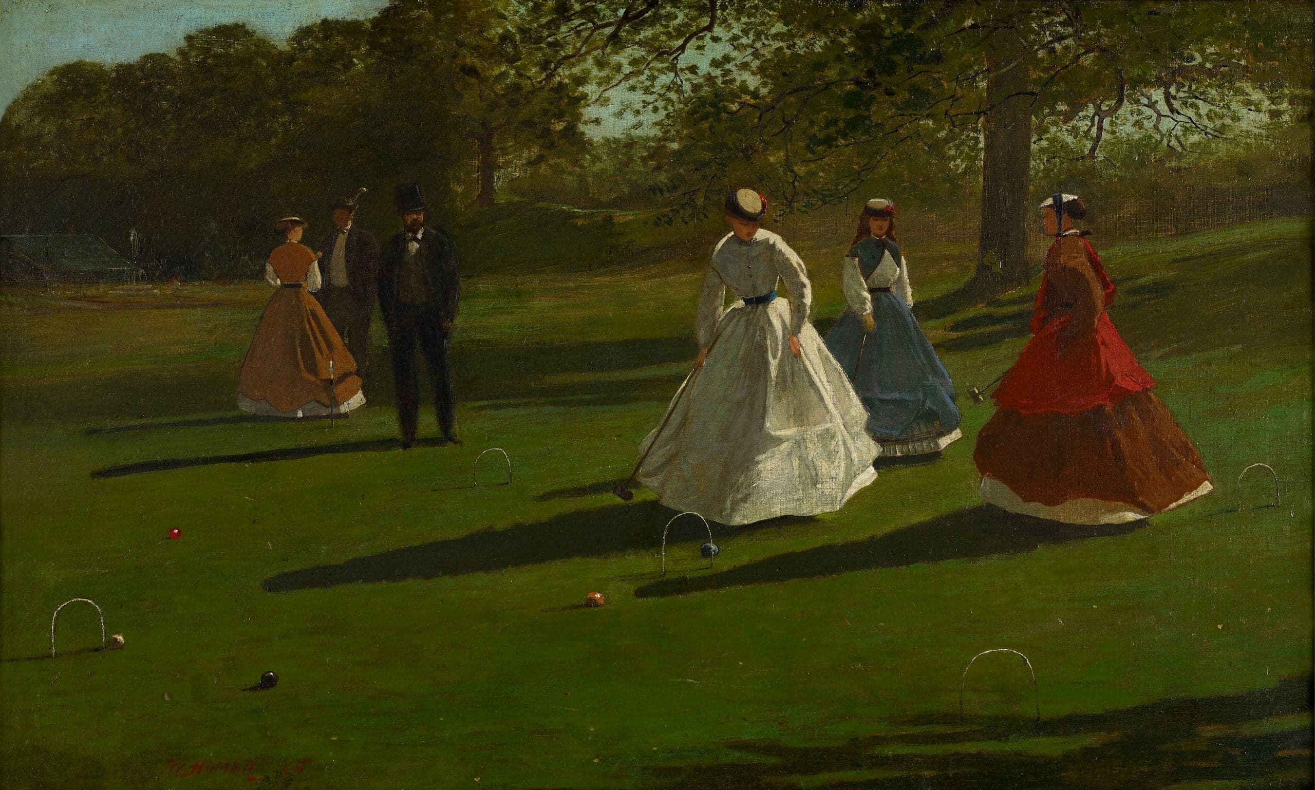 Joueurs de croquet