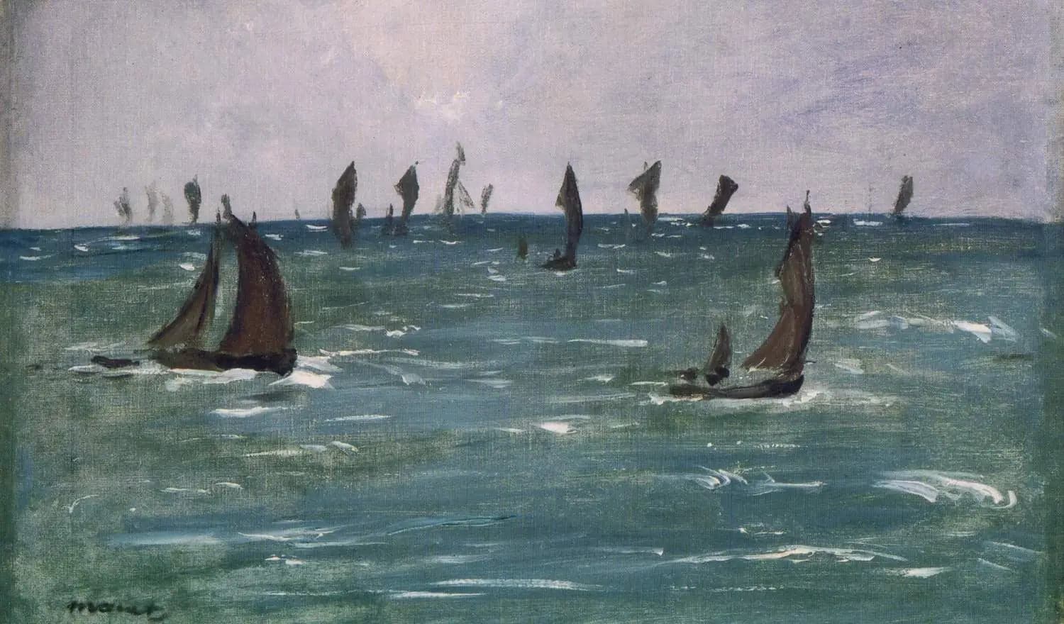 Boats at Sea, Bay of Biscay
