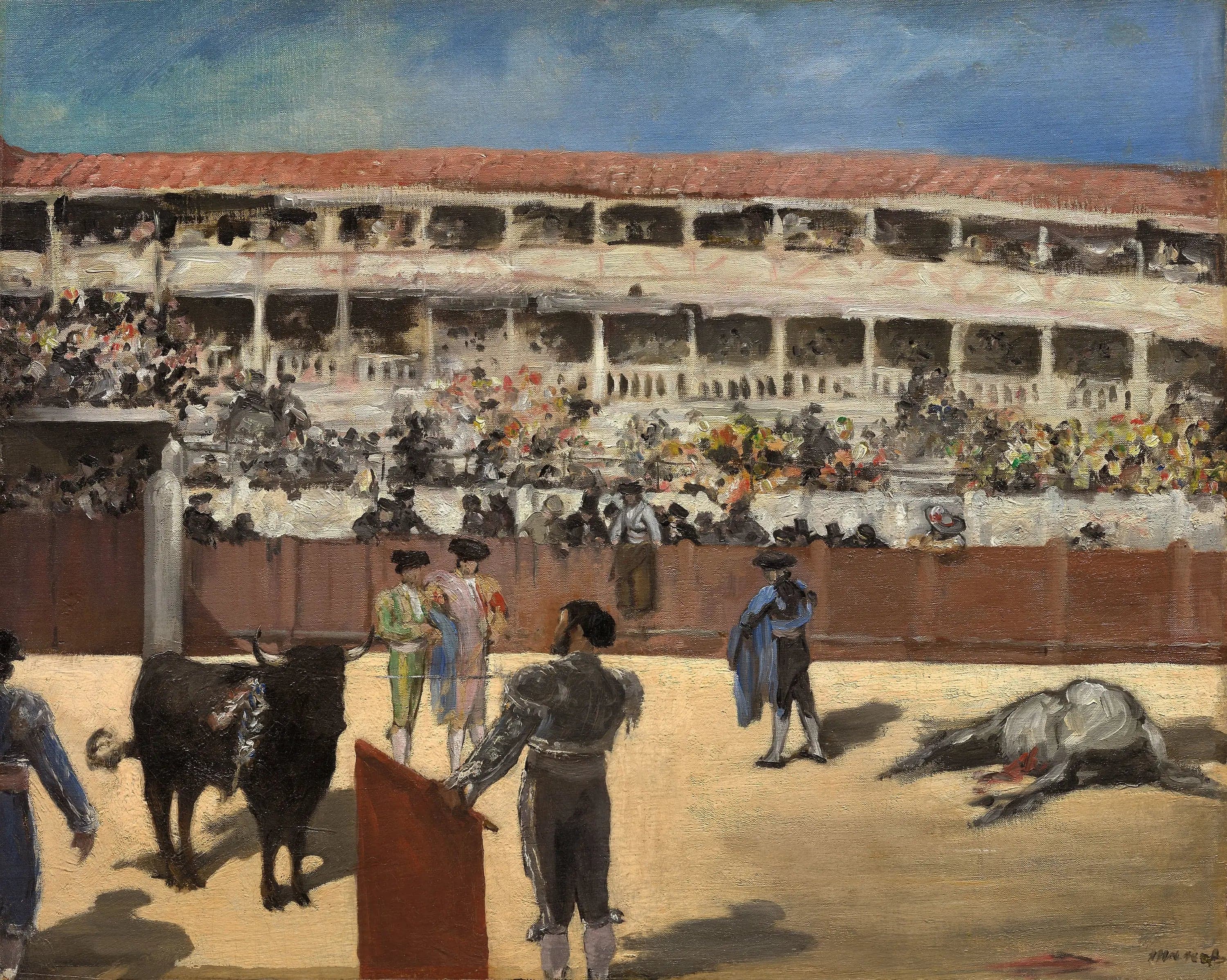 Bullfight: the death of the bull