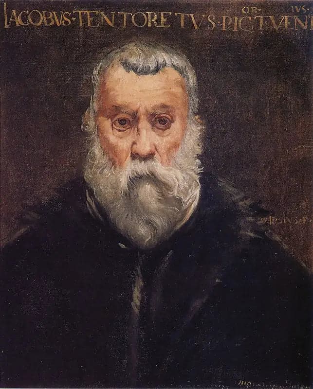 Copy of the portrait of Tintoret by himself