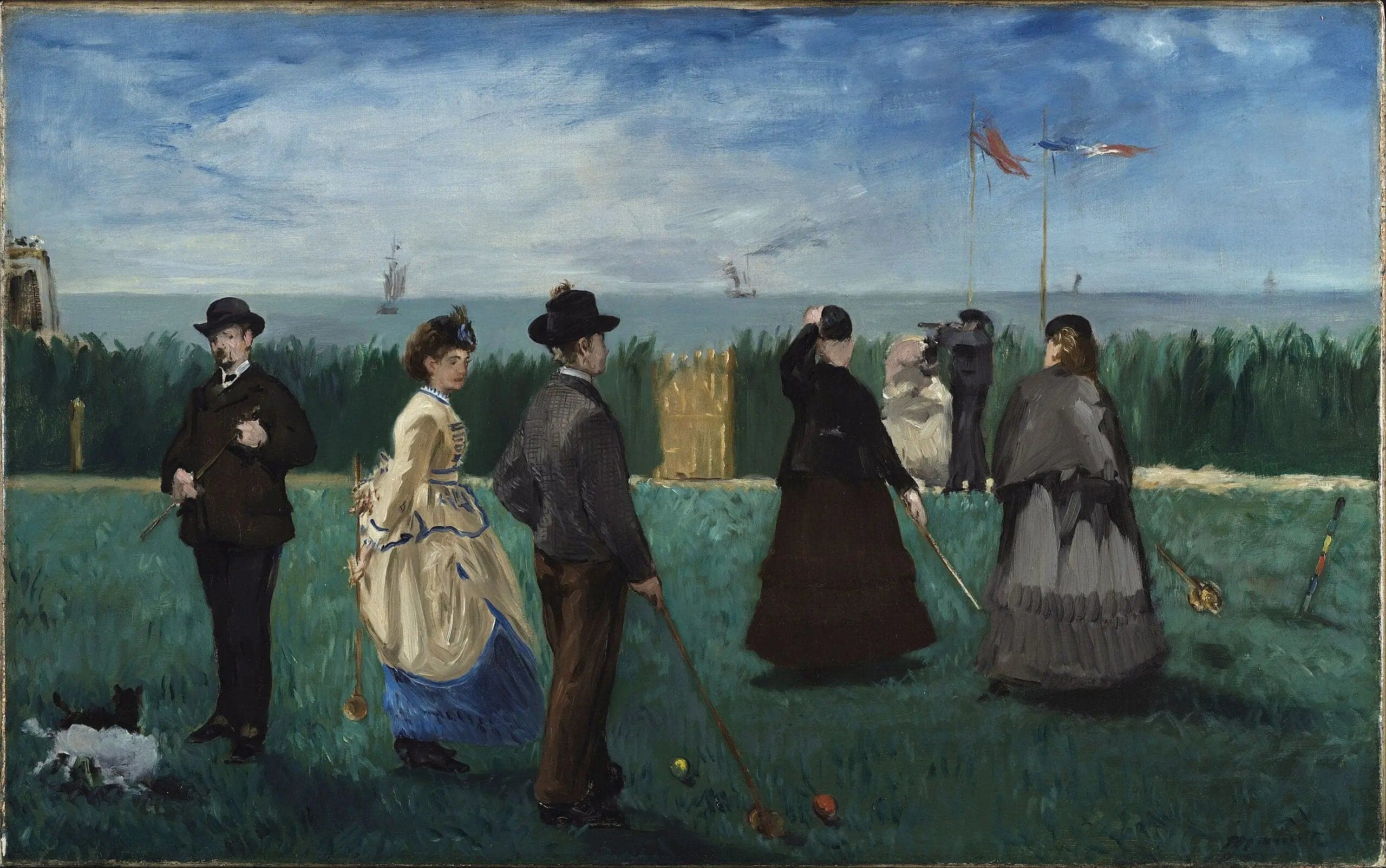 Croquet Game in Boulogne-sur-Mer