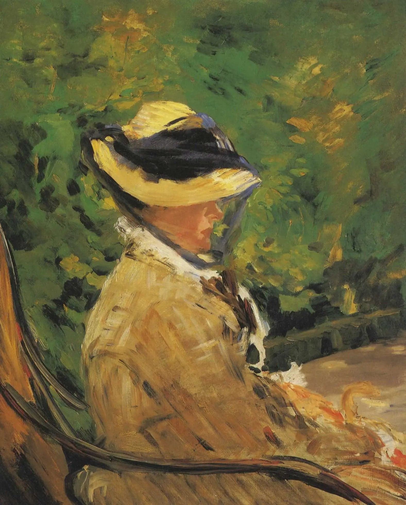 Mrs. Édouard Manet in the Bellevue Garden