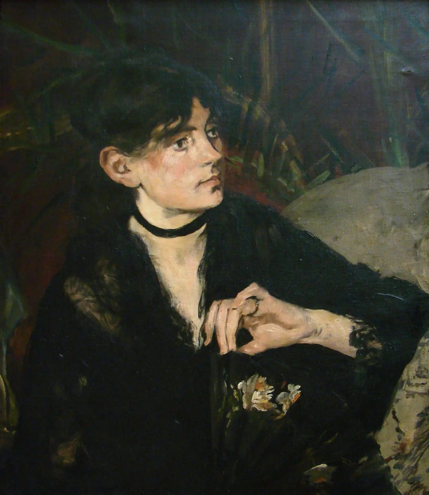 Portrait of Berthe Morisot with a Fan