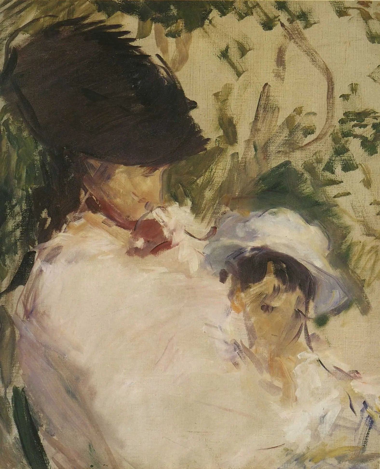 Young Girl and Child