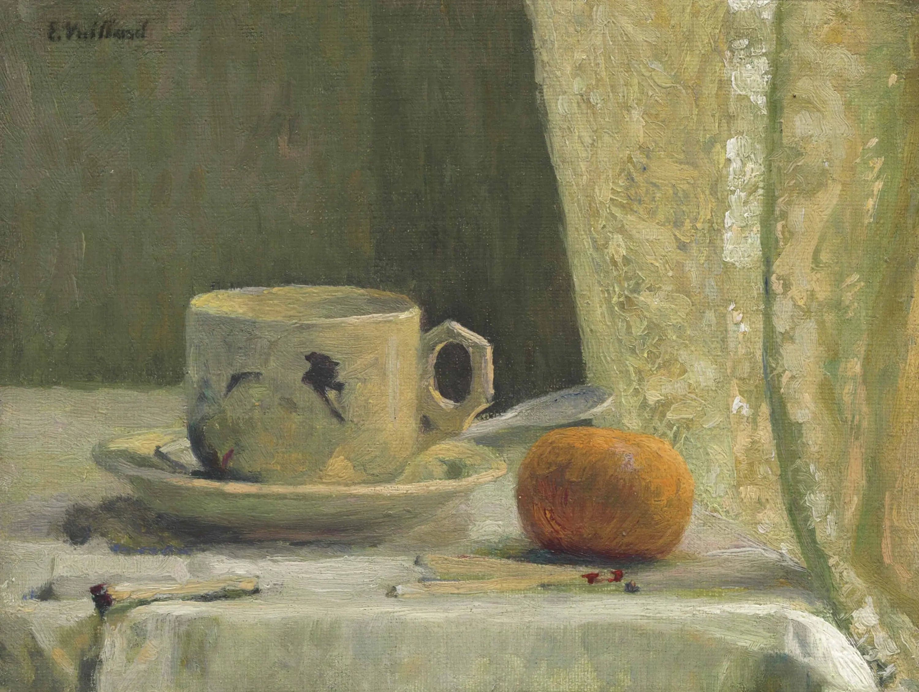 Cup and Mandarin