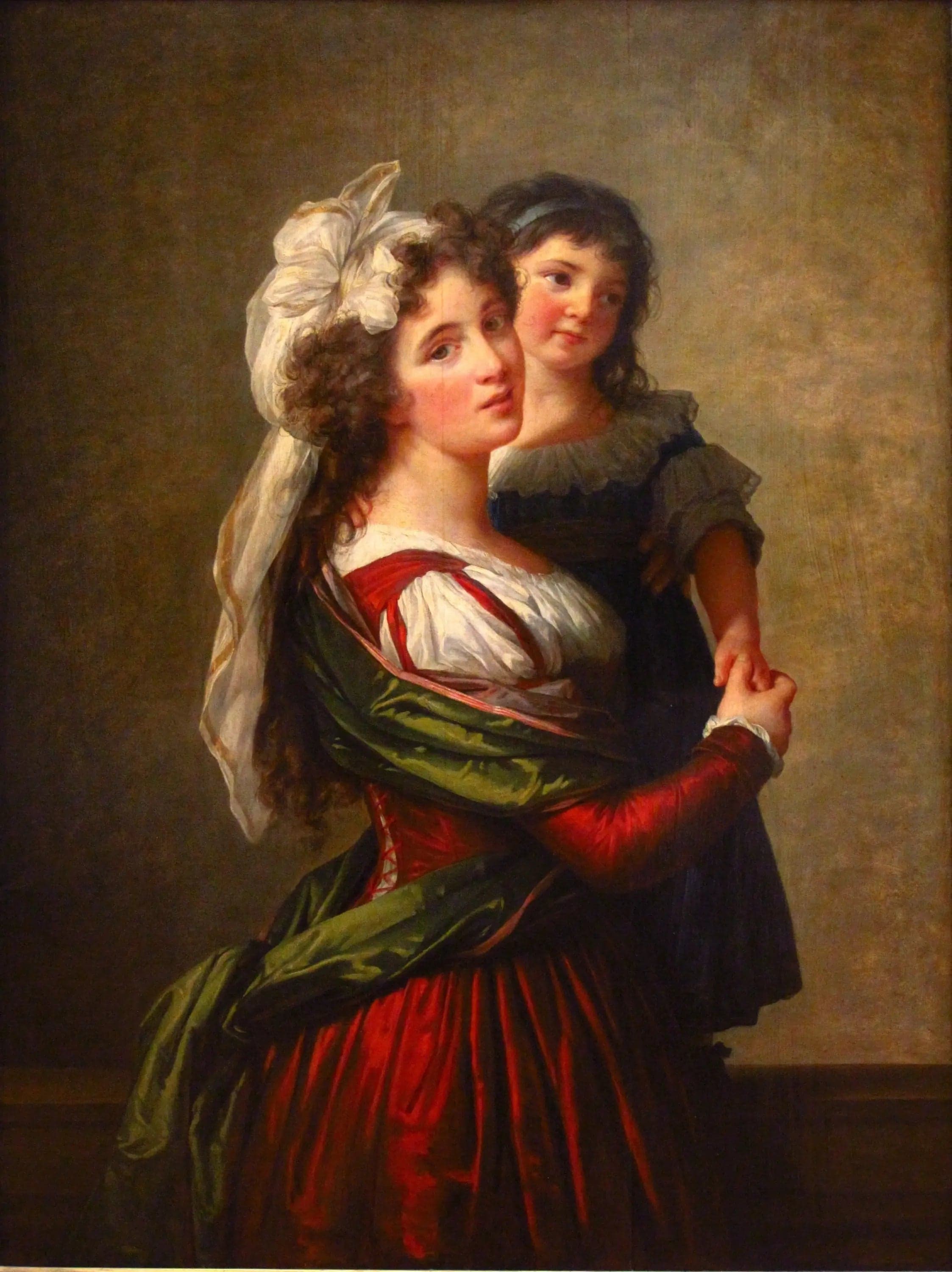 Madame Rousseau and her daughter
