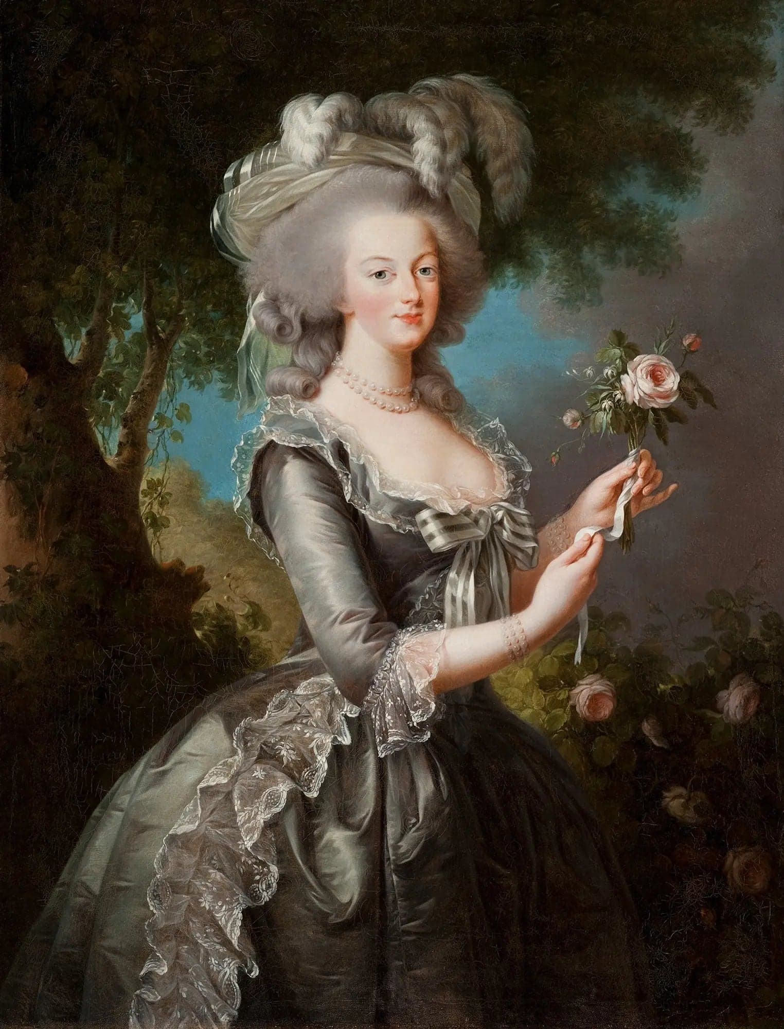 Marie-Antoinette known as "à la Rose"