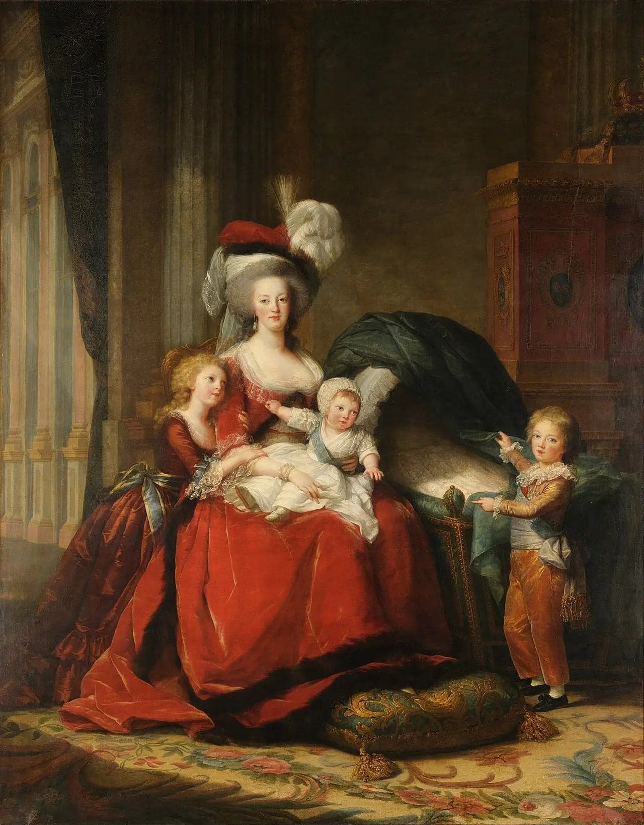 Marie-Antoinette of Lorraine-Habsbourg, Queen of France and her children