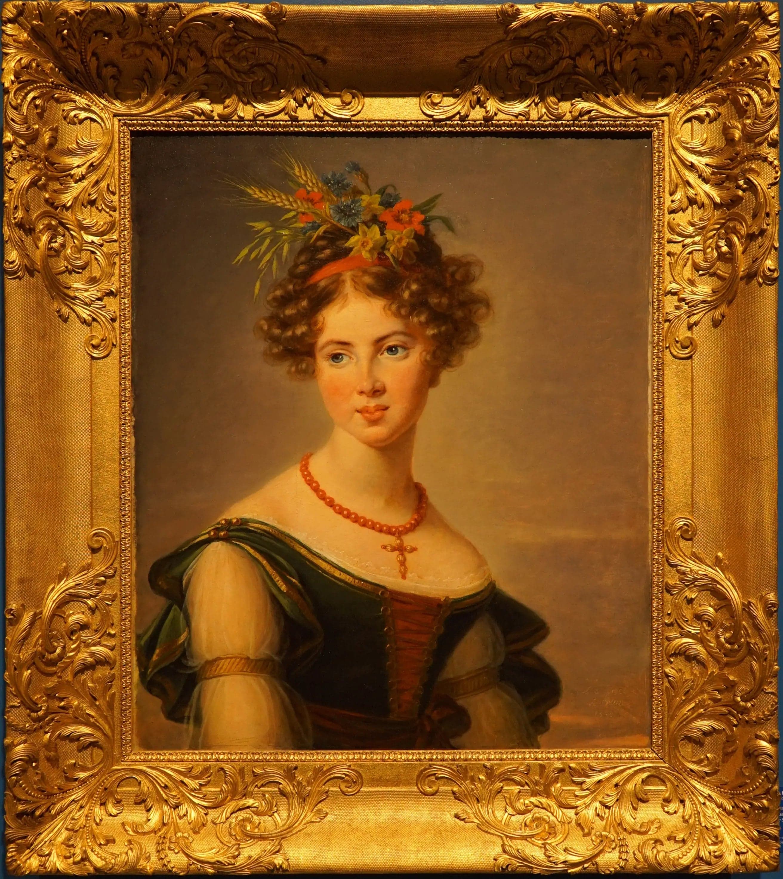 Portrait of Countess Joséphine Mathilde Henriette Caroline de Baussancourt, née Bernard de Sassenay