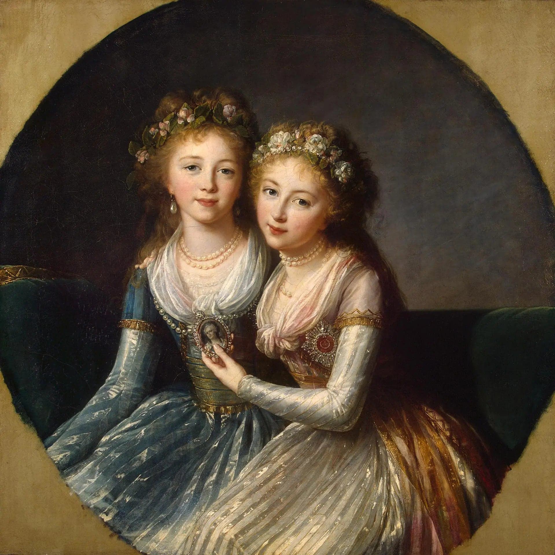Portrait of Emperor Paul I's Daughters
