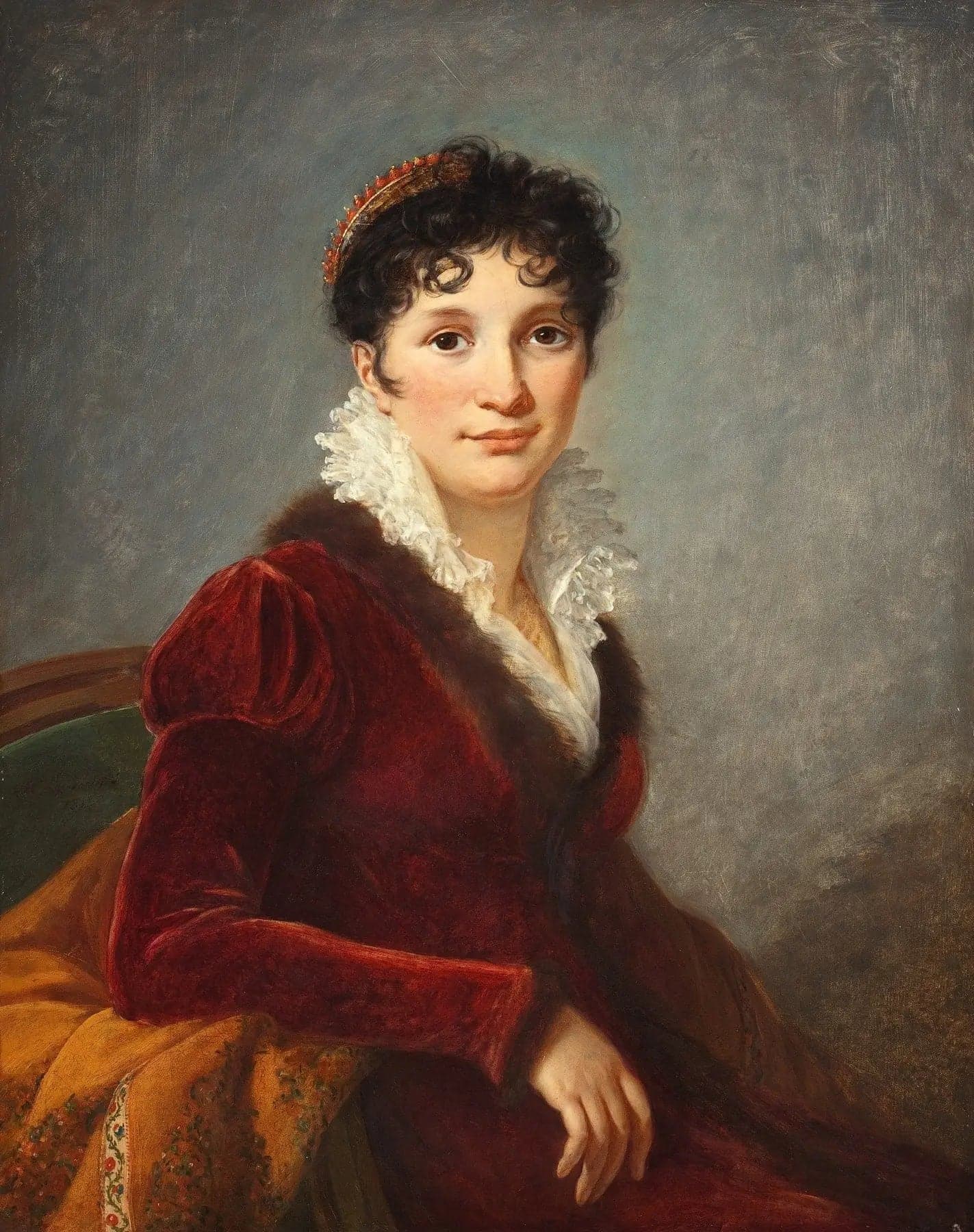 Portrait of Fanny Biron, Princess of Courland