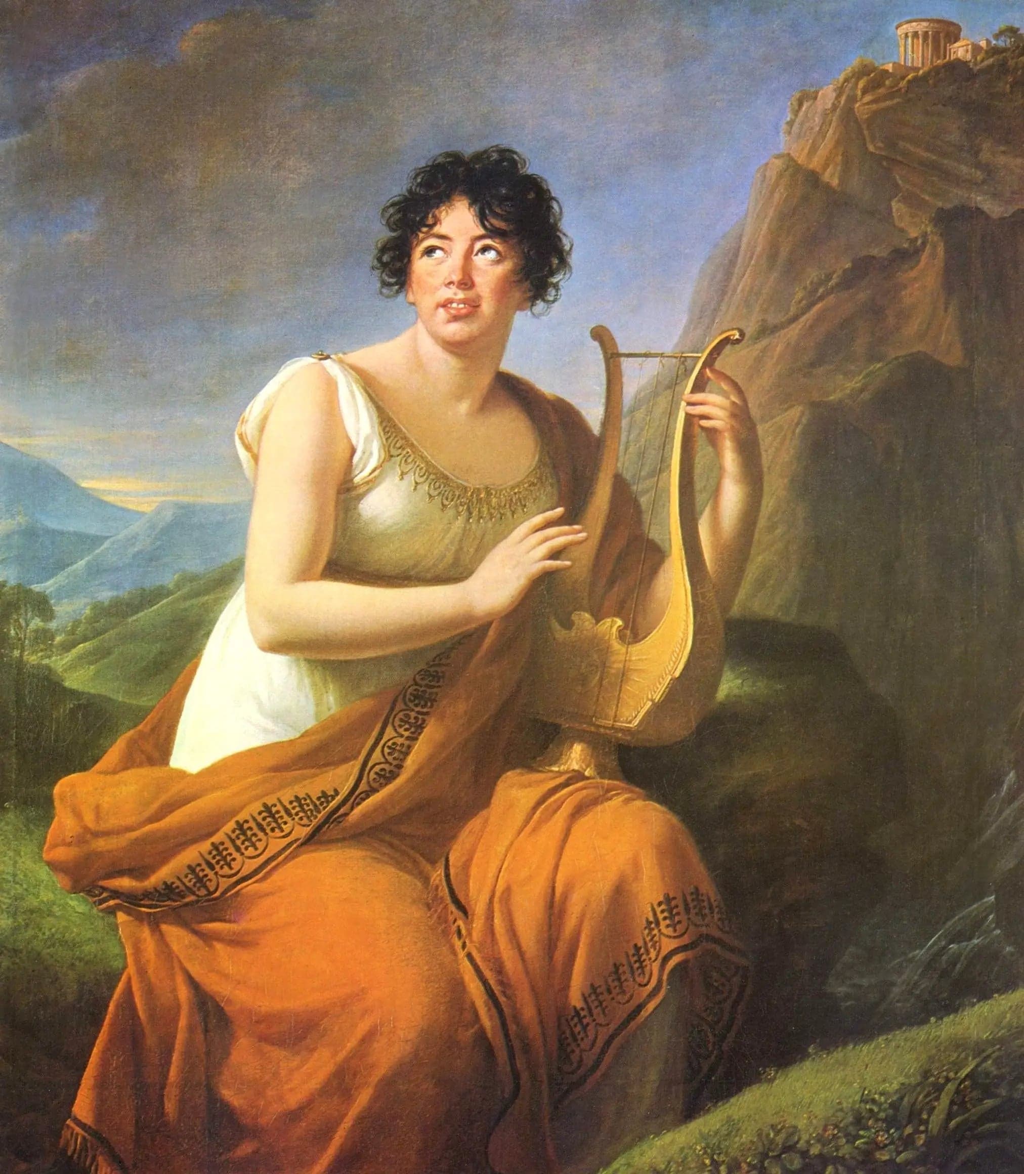 Portrait of Germaine de Staël as Corinne at Cap Misène