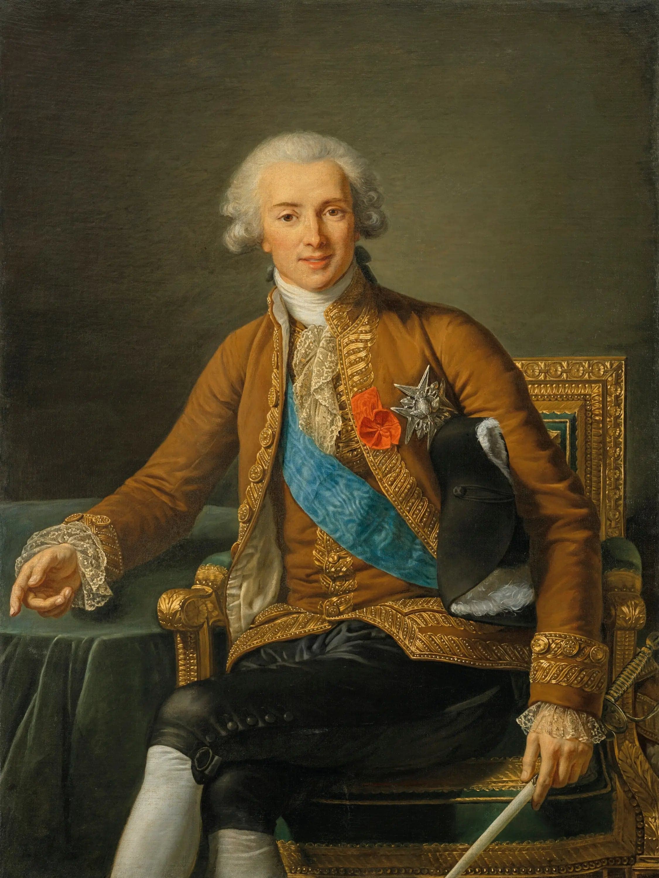 Portrait of Joseph Hyacinthe François-de-Paule de Rigaud, Count of Vaudreuil