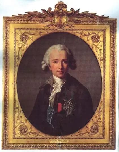 Portrait of Joseph Hyacinthe François de Paule de Rigaud, Count of Vaudreuil, 1784