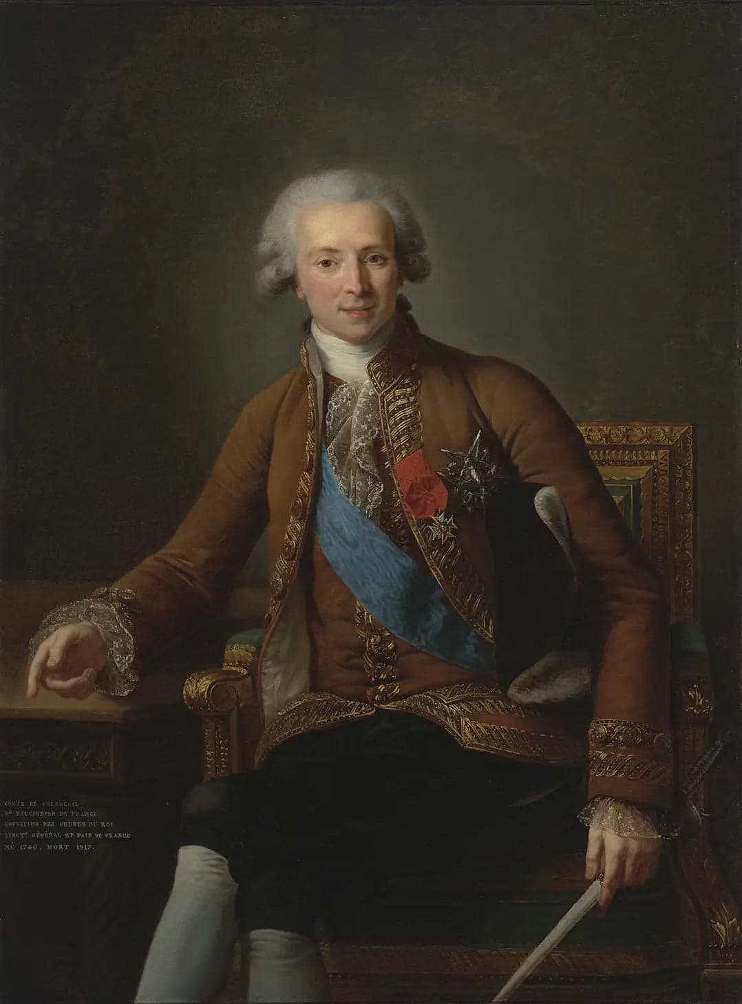 Portrait of Joseph Hyacinthe François de Paule de Rigaud, Count of Vaudreuil