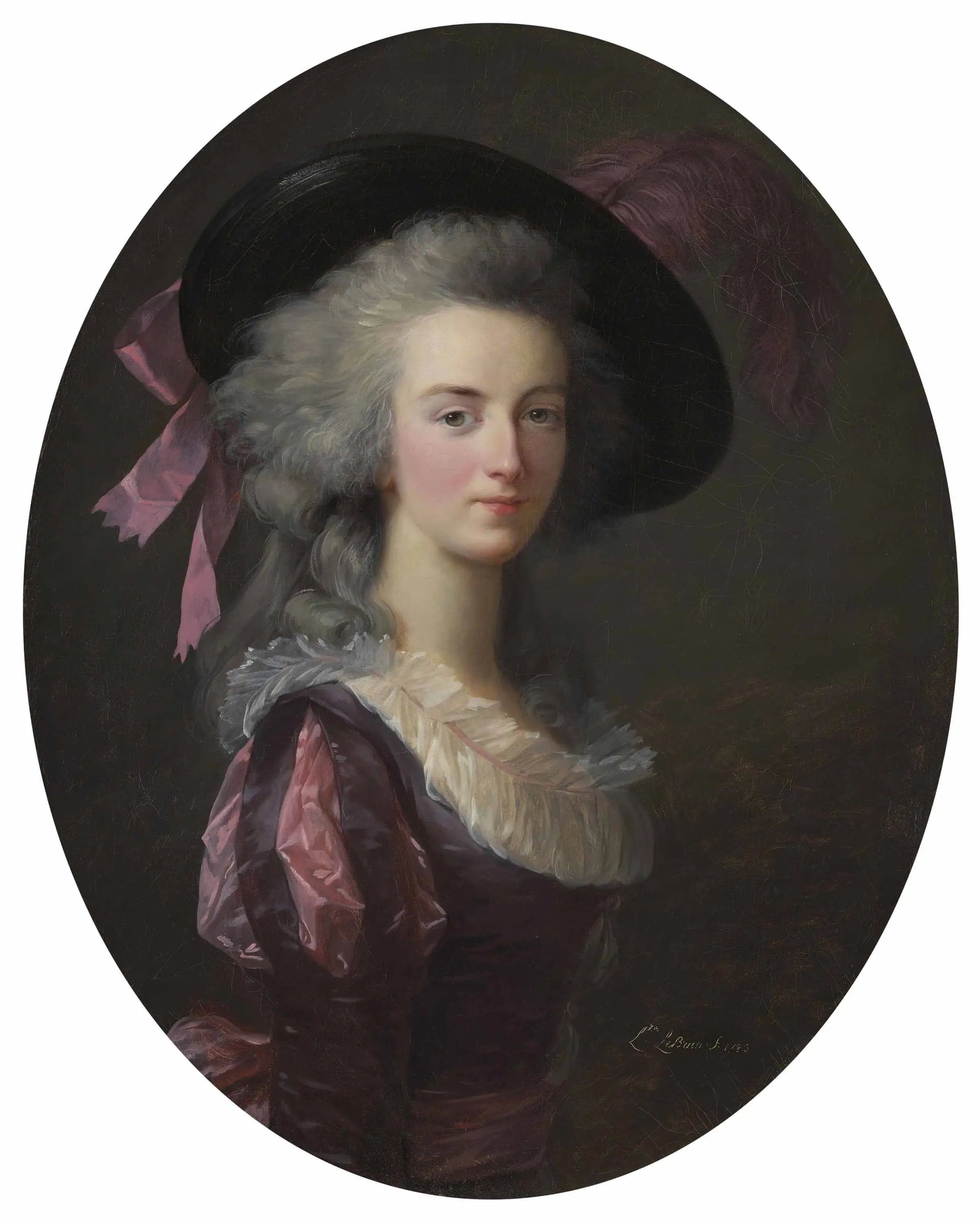 Portrait of La Maréchale-Comtesse de Mailly, née Blanche Charlotte Marie Félicité de Narbonne Pelet