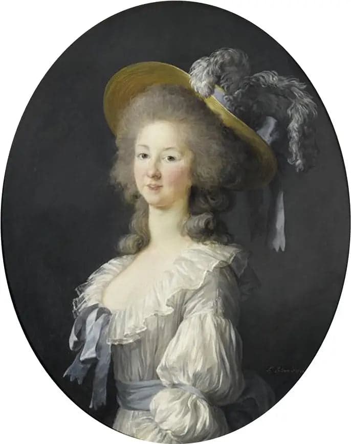 Portrait of Marie-Thérèse-Louise de Savoie-Carignan, Princess of Lamballe