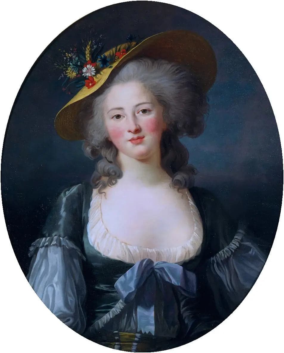 Portrait of Princess Élisabeth of France, sister of Louis XVI