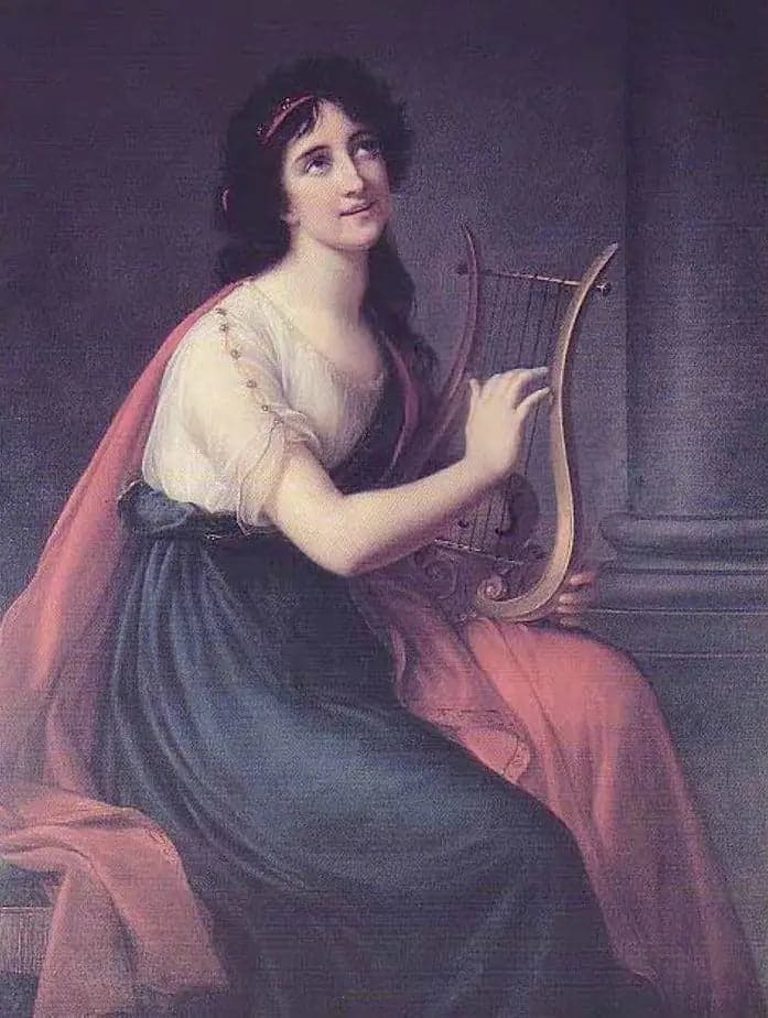 Portrait of Sophia Fries and Sappho